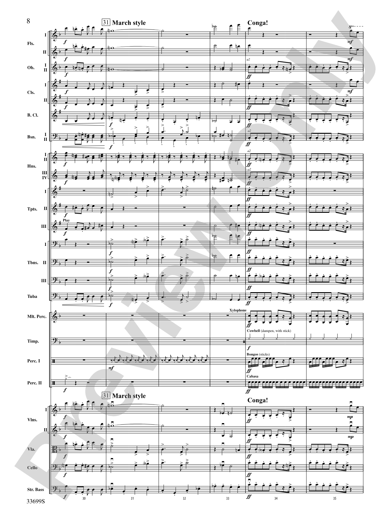 Strike Up the Band: Full Orchestra Conductor Score & Parts