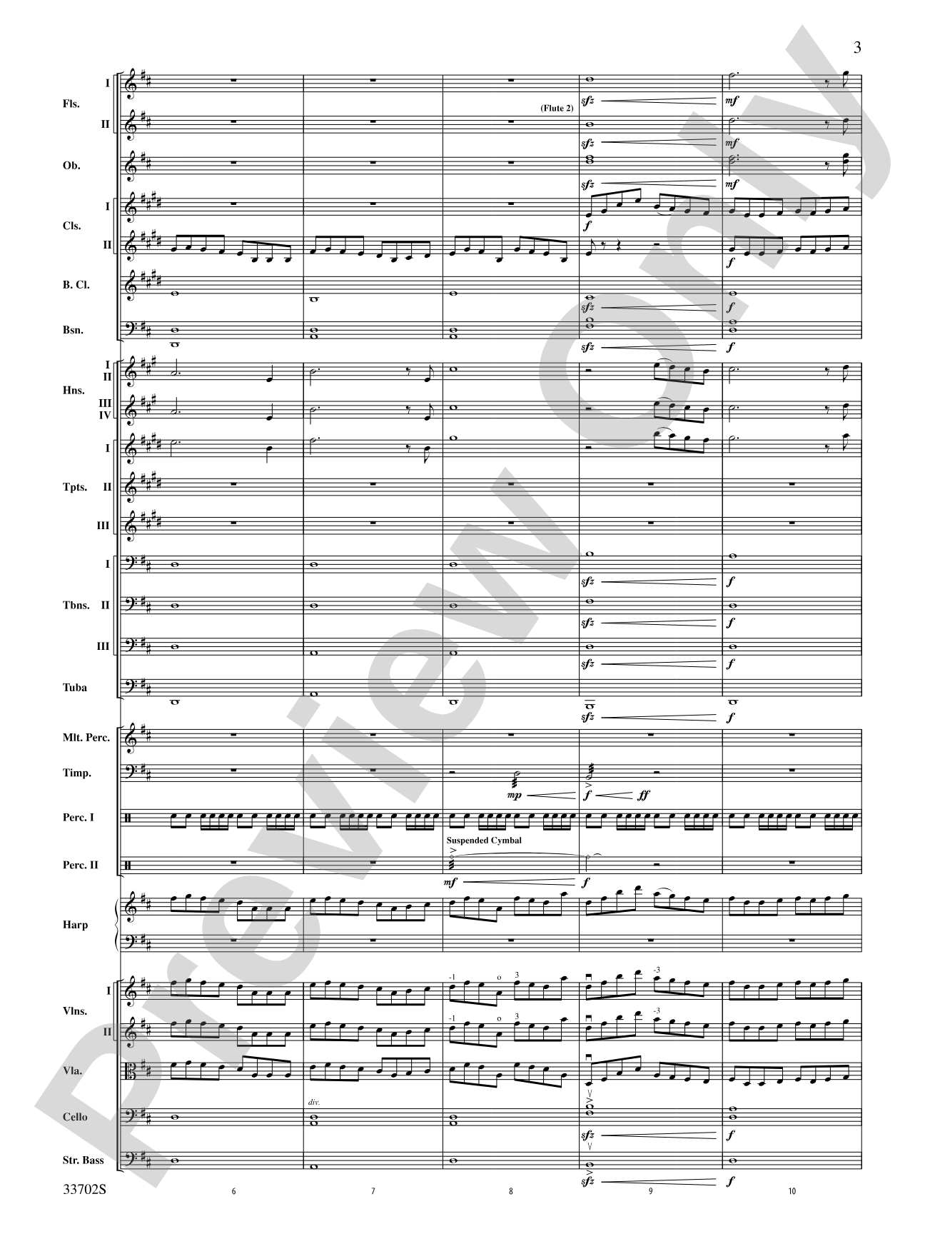 Believe (Winter Olympics 2010): Full Orchestra Conductor Score & Parts