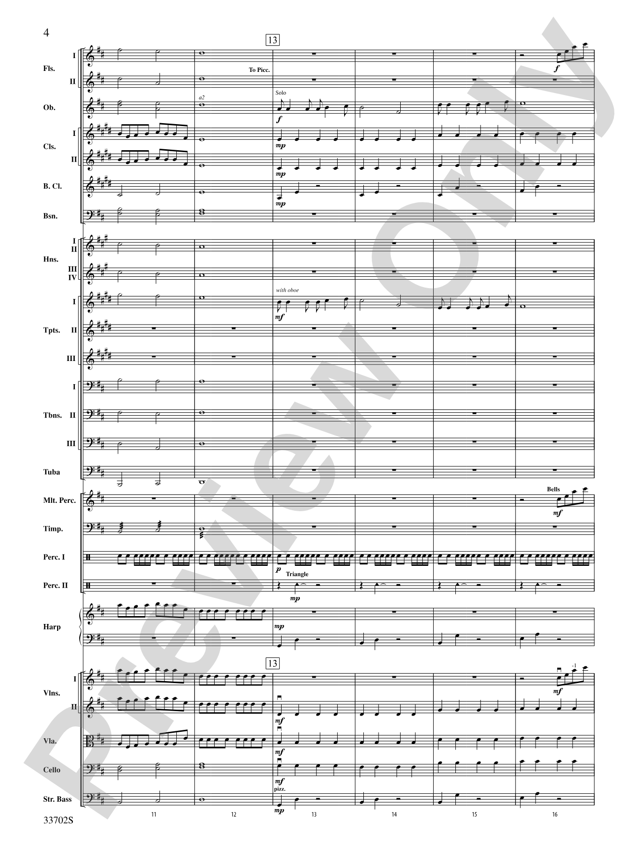 Believe (Winter Olympics 2010): Full Orchestra Conductor Score & Parts