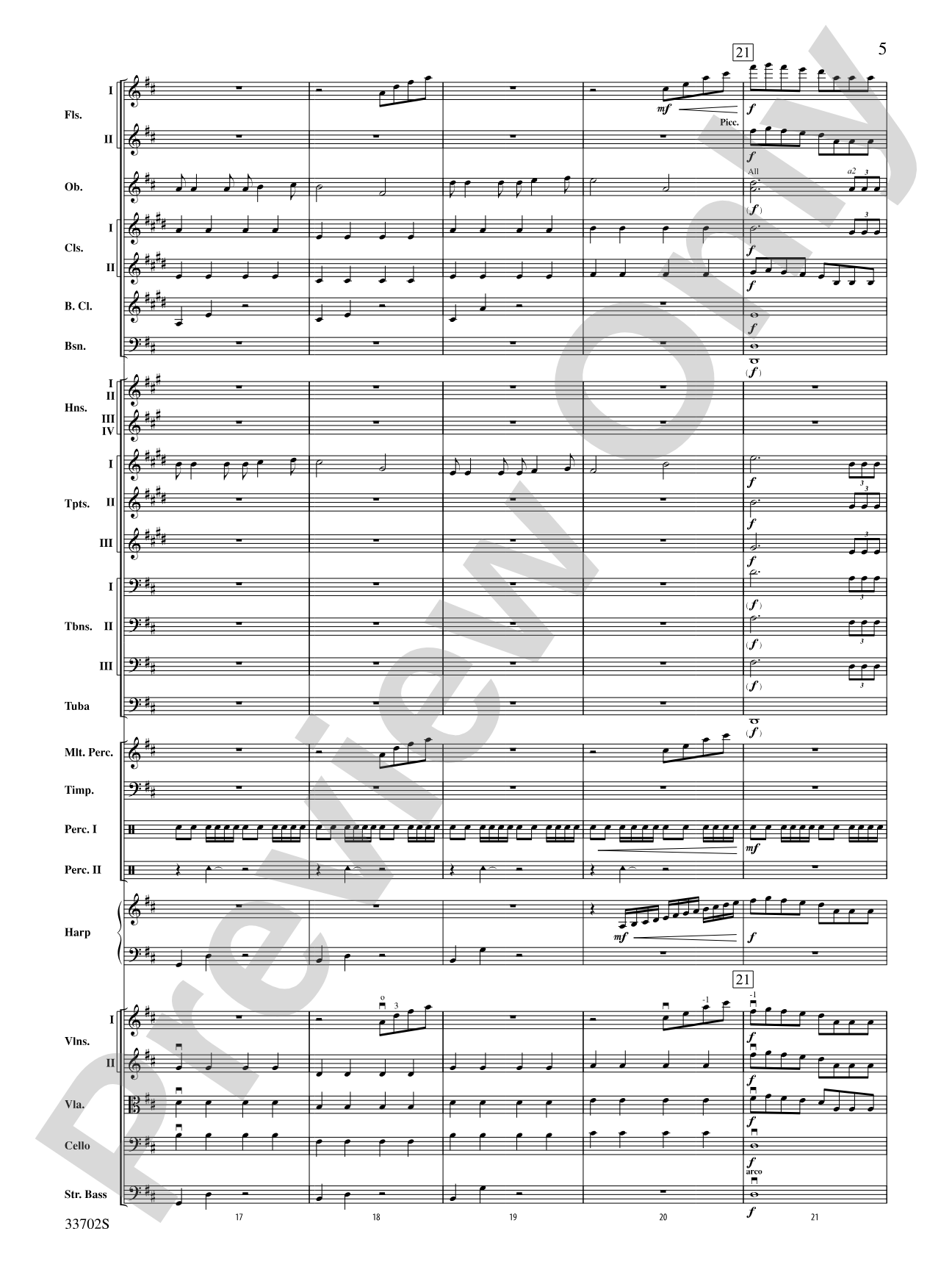 Believe (Winter Olympics 2010): Full Orchestra Conductor Score & Parts