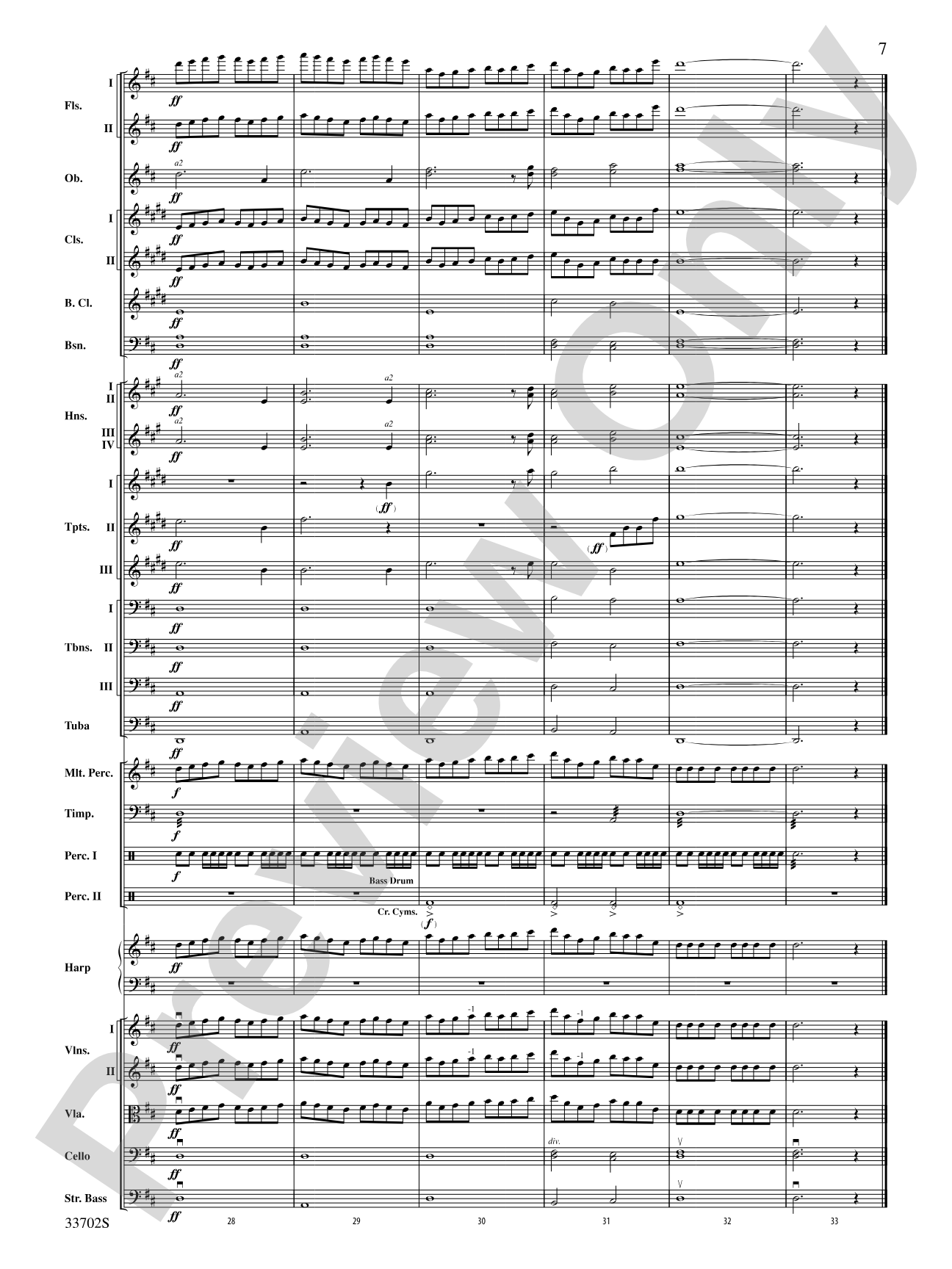 Believe (Winter Olympics 2010): Full Orchestra Conductor Score & Parts