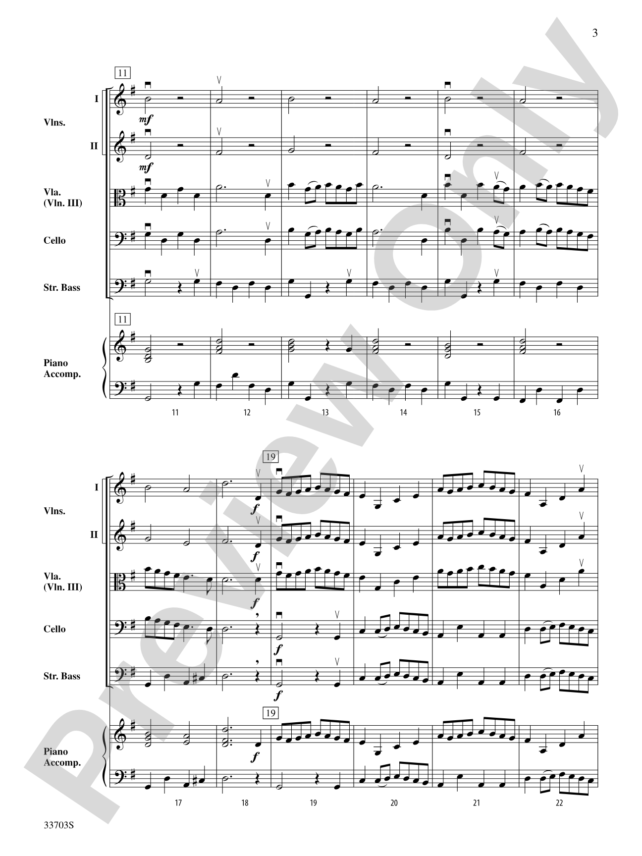 Gavotte: String Orchestra Conductor Score & Parts