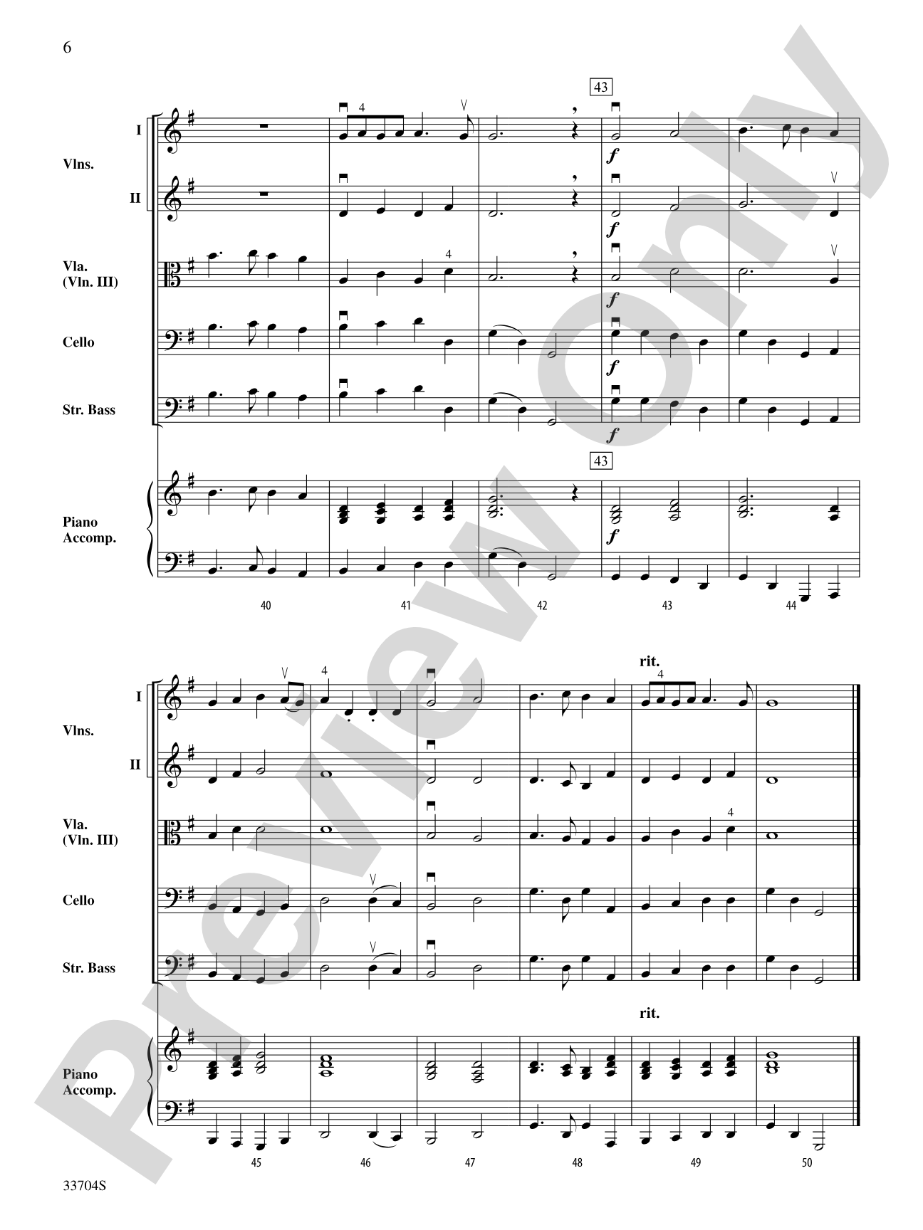 The Prince of Denmark's March: String Orchestra Conductor Score & Parts