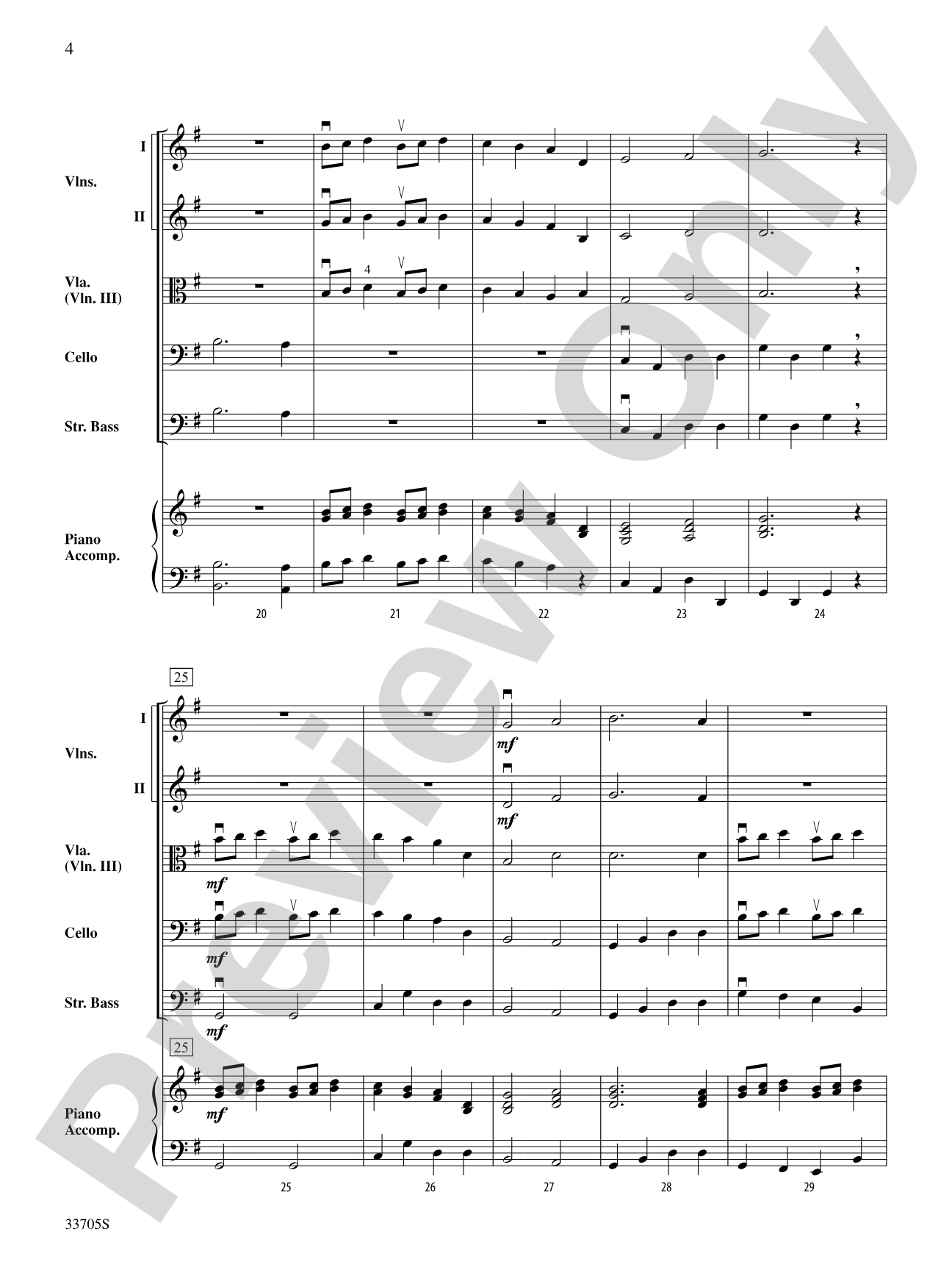 Rigaudon: String Orchestra Conductor Score & Parts