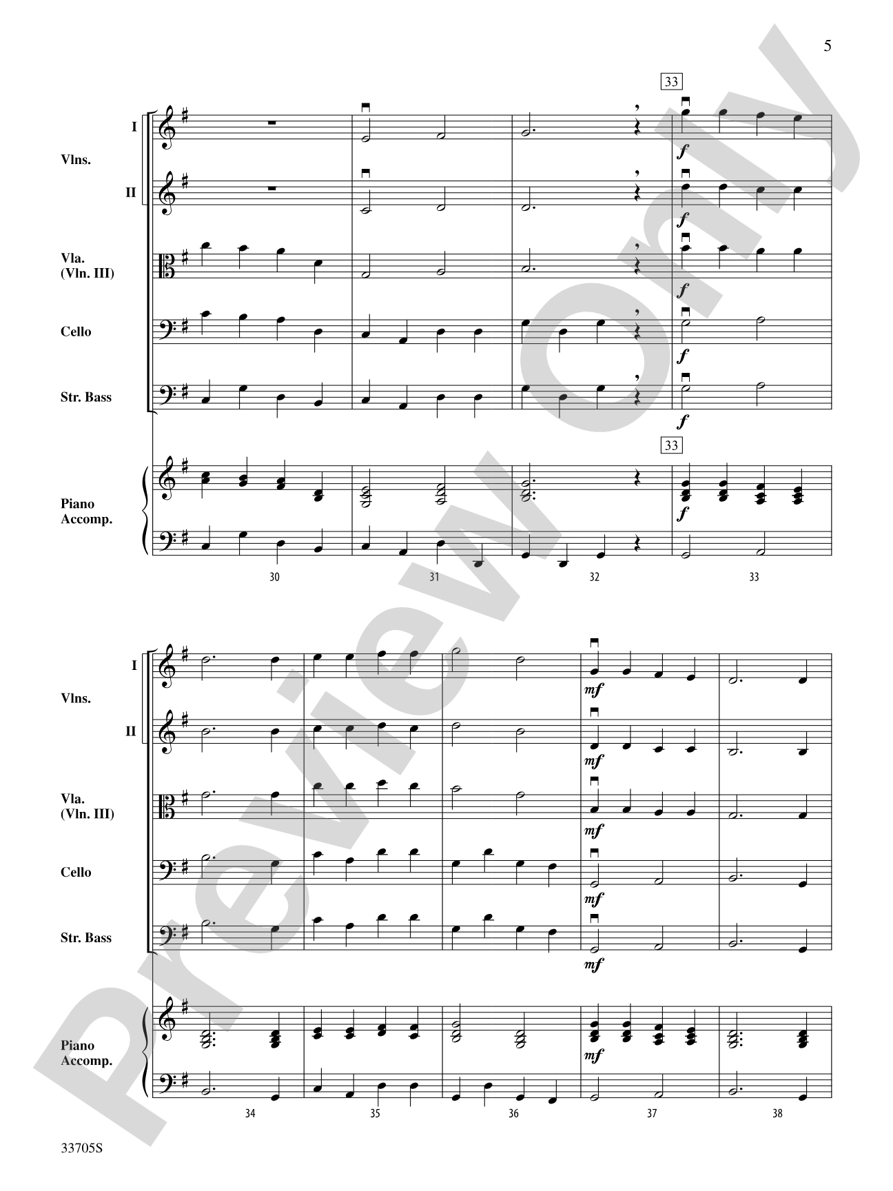 Rigaudon: String Orchestra Conductor Score & Parts