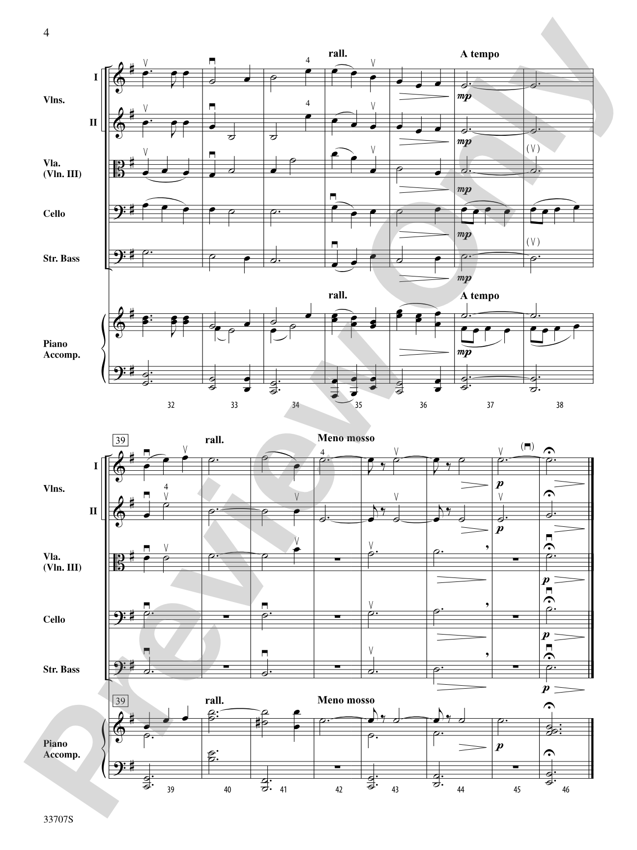 A Canadian Ballad: String Orchestra Conductor Score & Parts