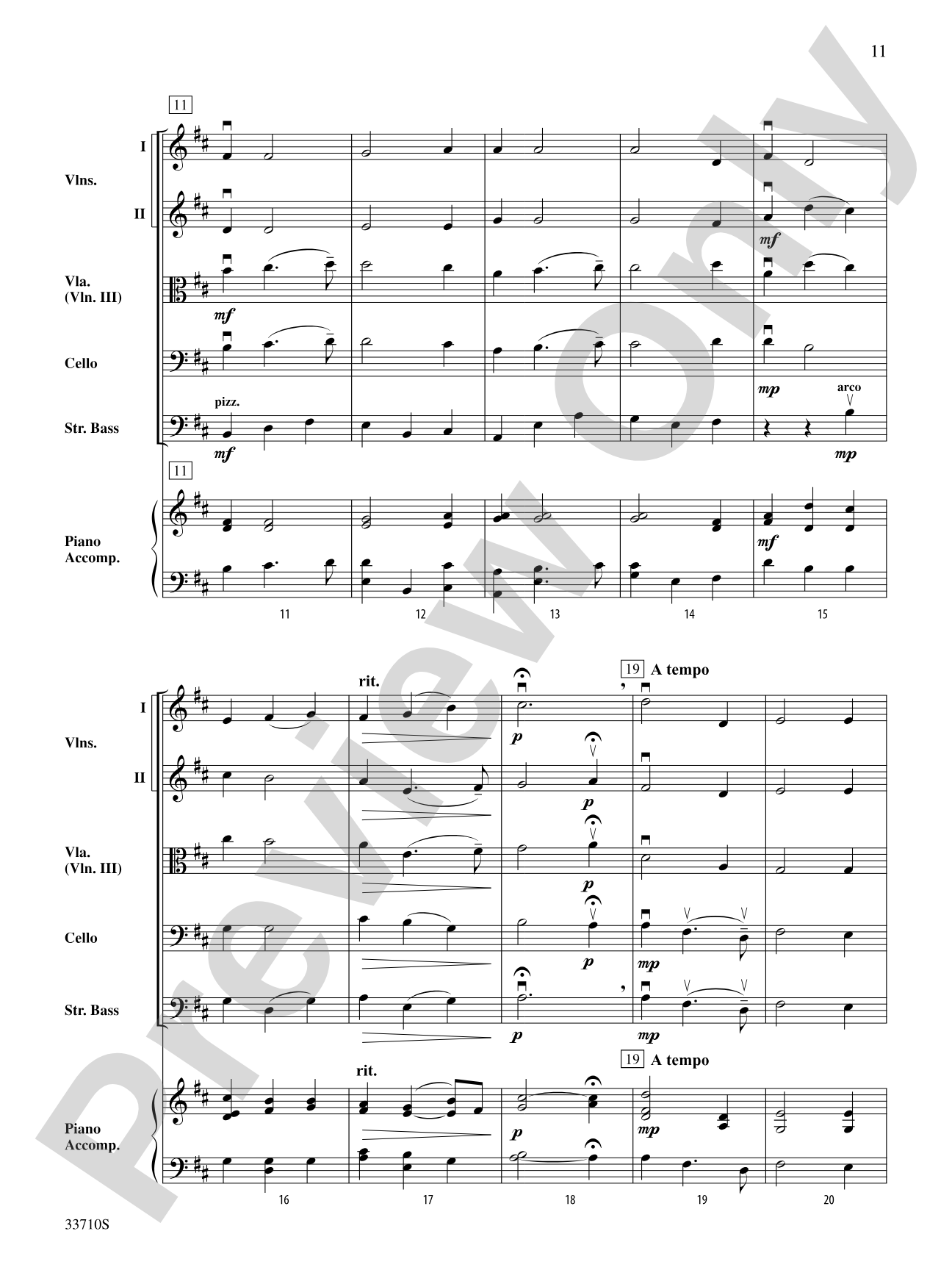 Sweet Suite: String Orchestra Conductor Score & Parts