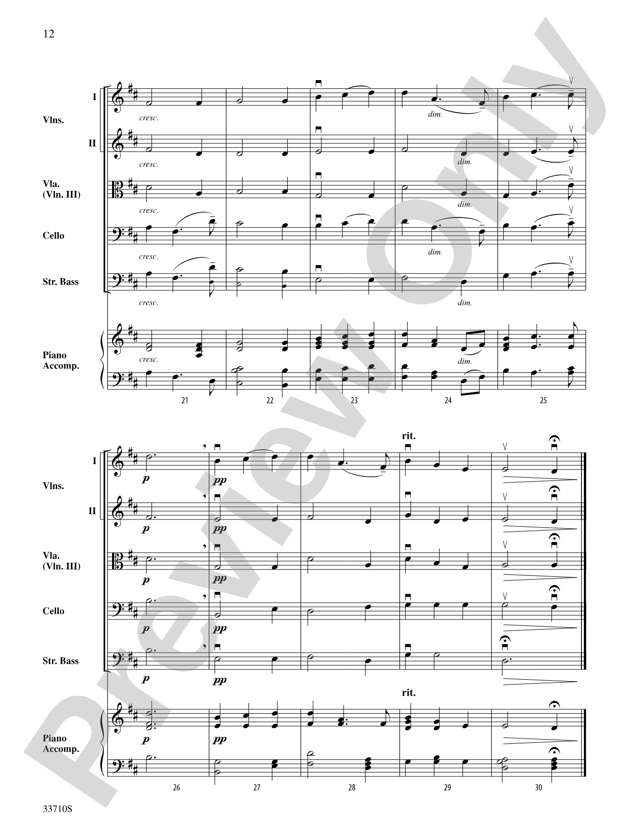 Sweet Suite: String Orchestra Conductor Score & Parts