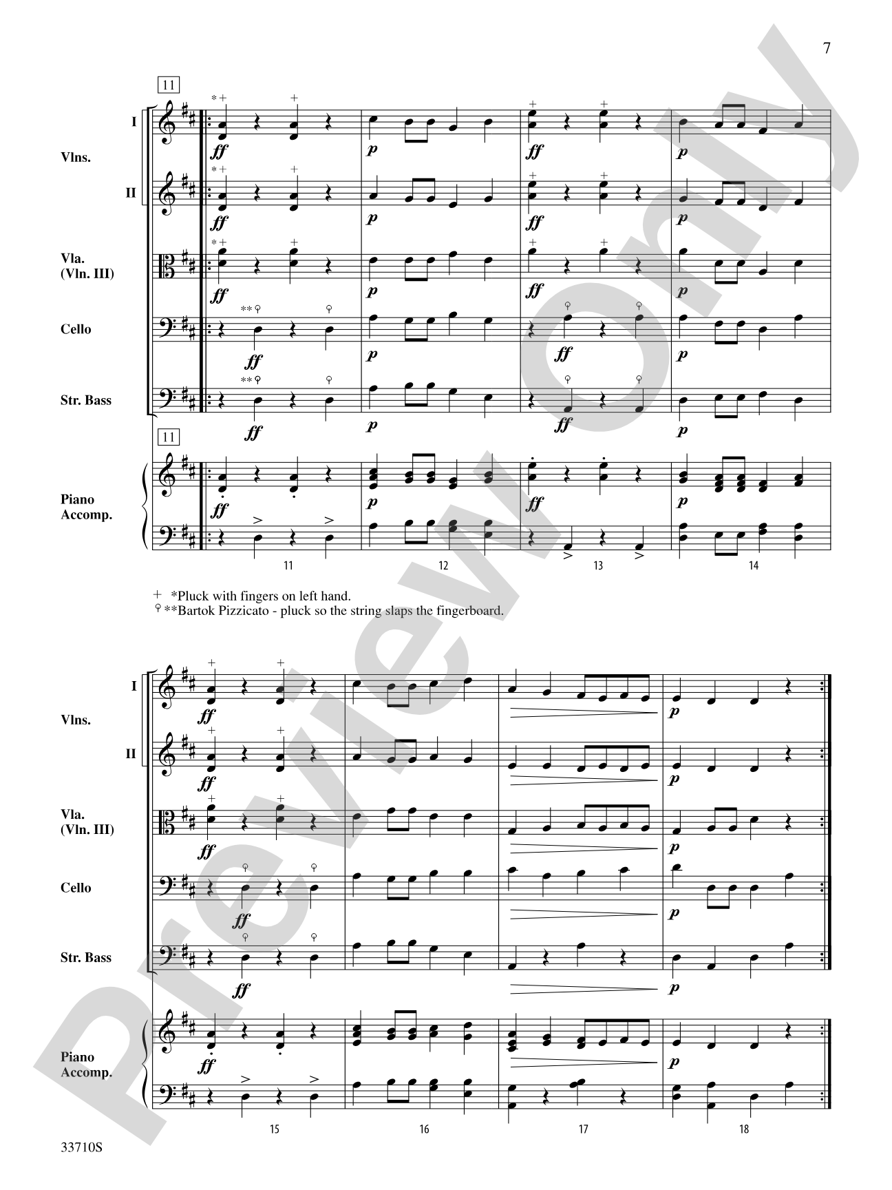Sweet Suite: String Orchestra Conductor Score & Parts
