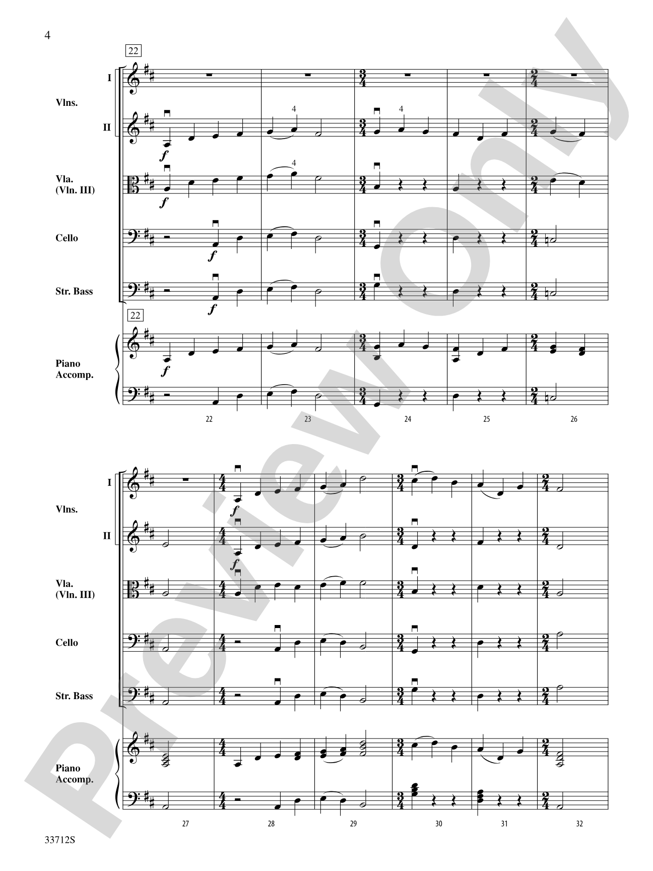 Once Upon a Time Signature: String Orchestra Conductor Score & Parts
