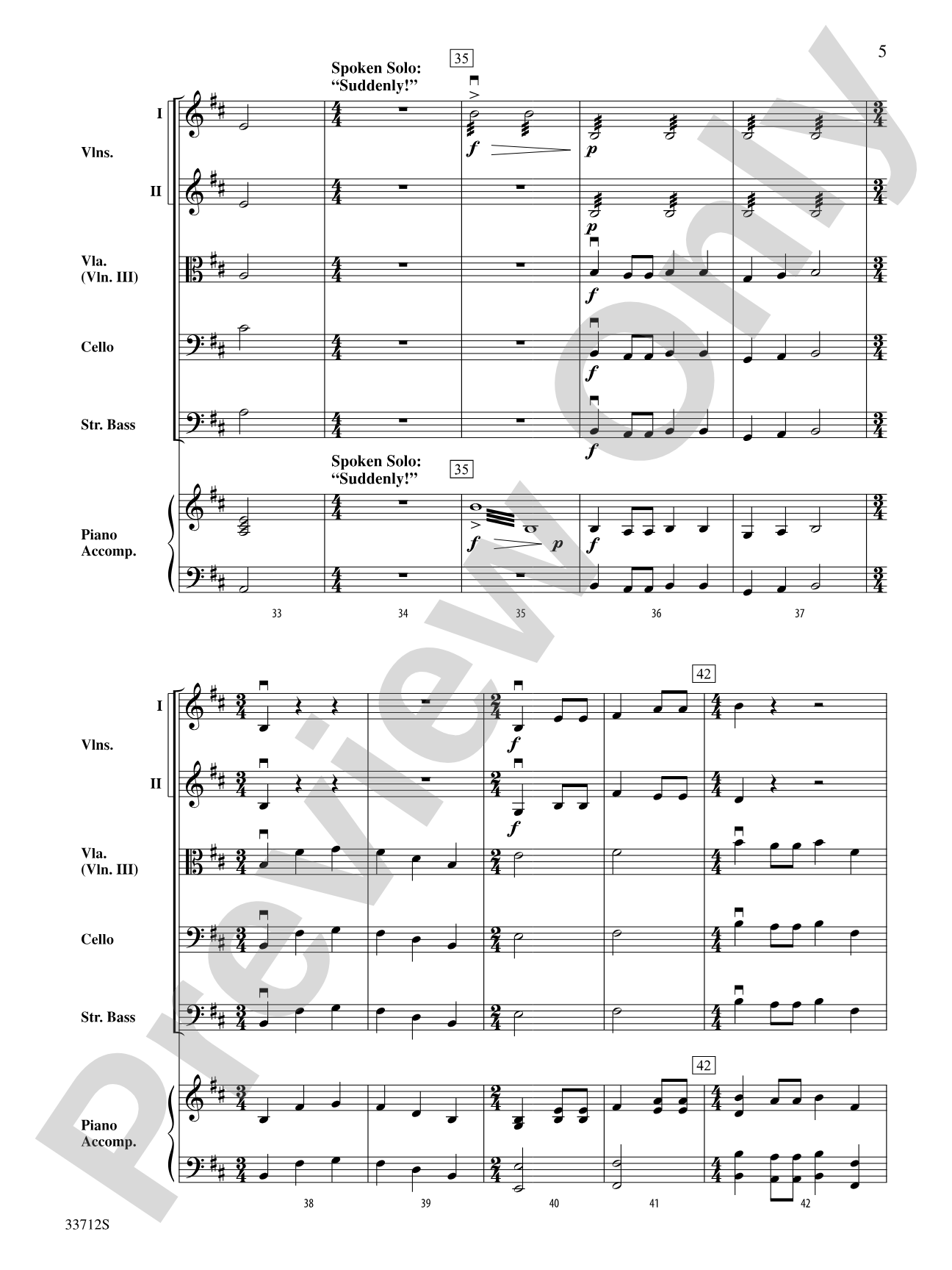 Once Upon a Time Signature: String Orchestra Conductor Score & Parts
