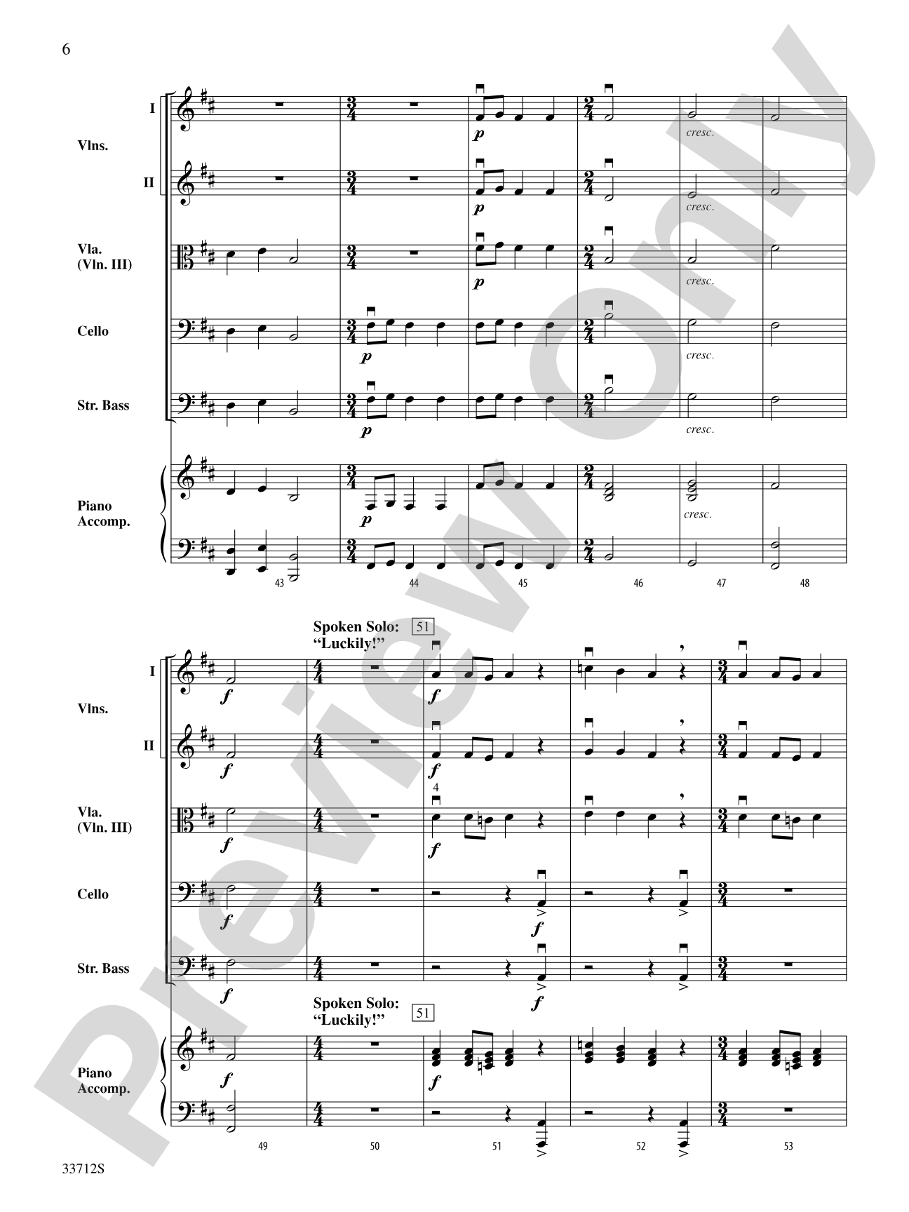 Once Upon a Time Signature: String Orchestra Conductor Score & Parts
