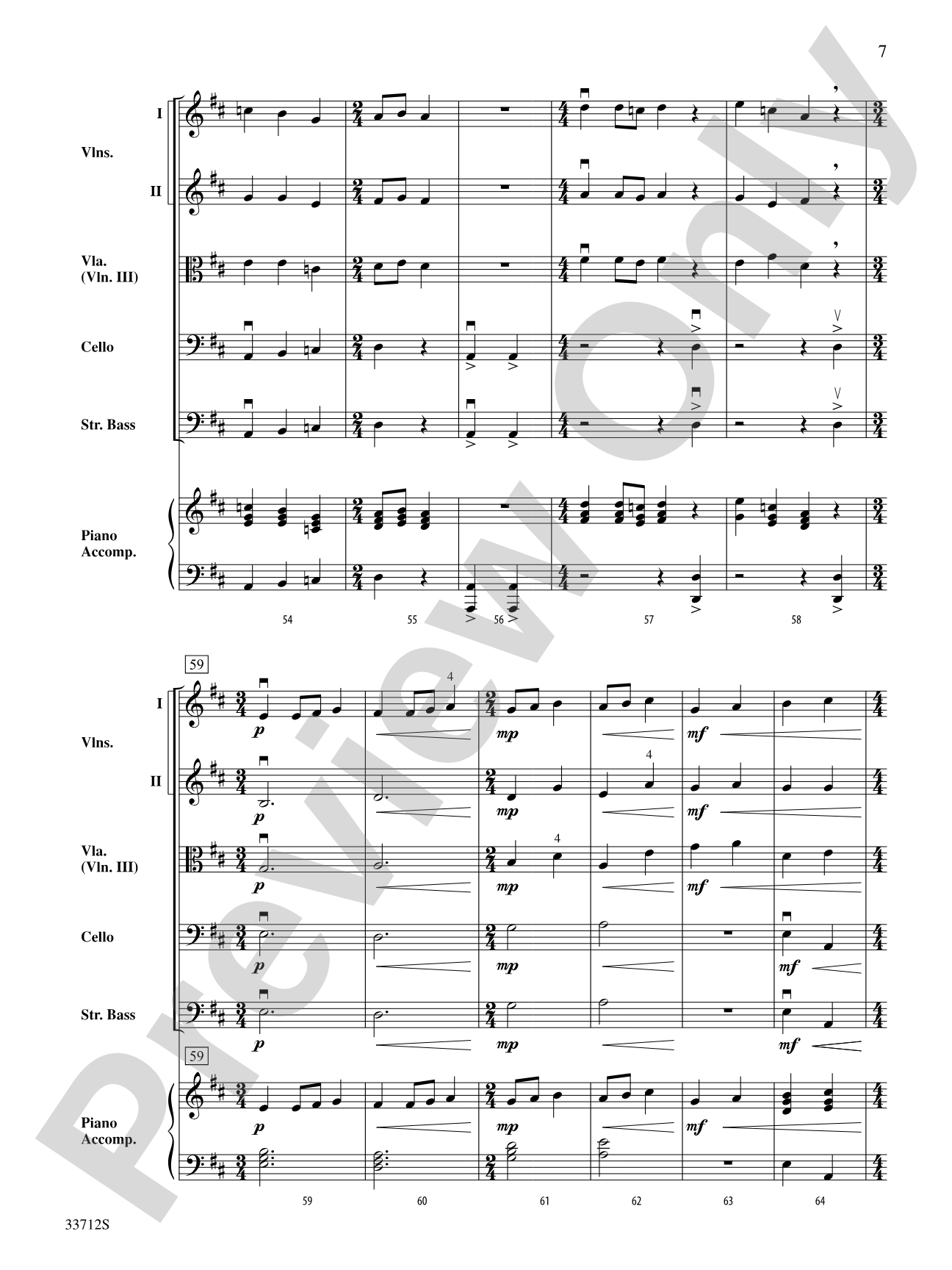 Once Upon a Time Signature: String Orchestra Conductor Score & Parts