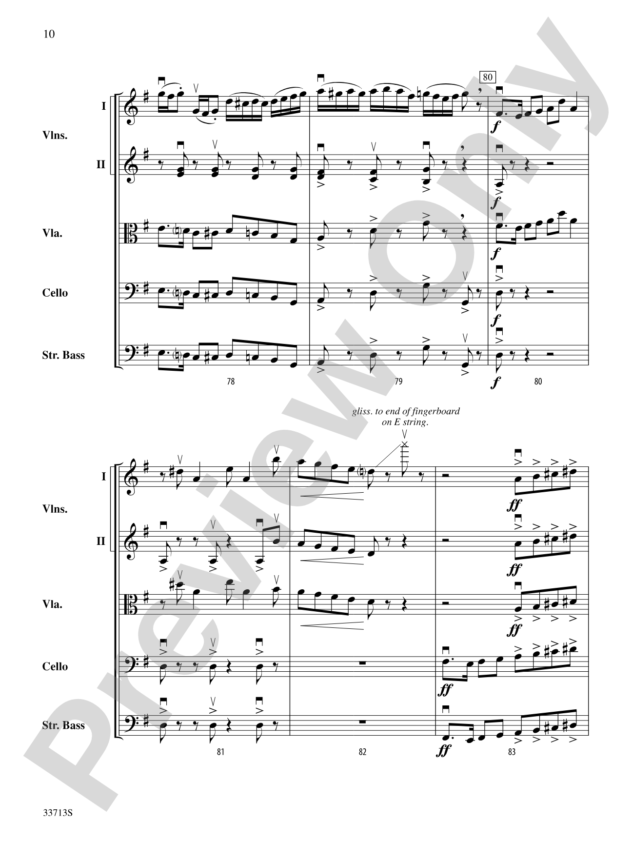Wonderland Variations: String Orchestra Conductor Score & Parts
