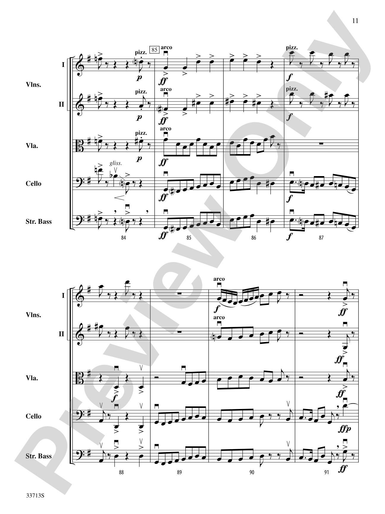 Wonderland Variations: String Orchestra Conductor Score & Parts