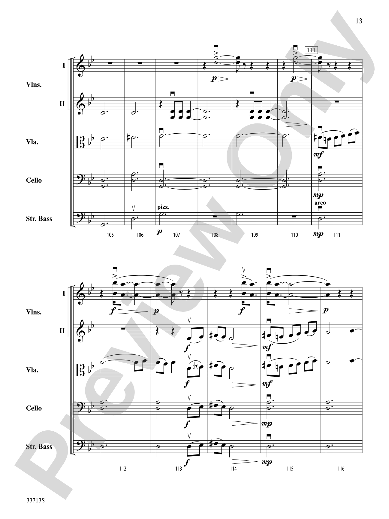 Wonderland Variations: String Orchestra Conductor Score & Parts