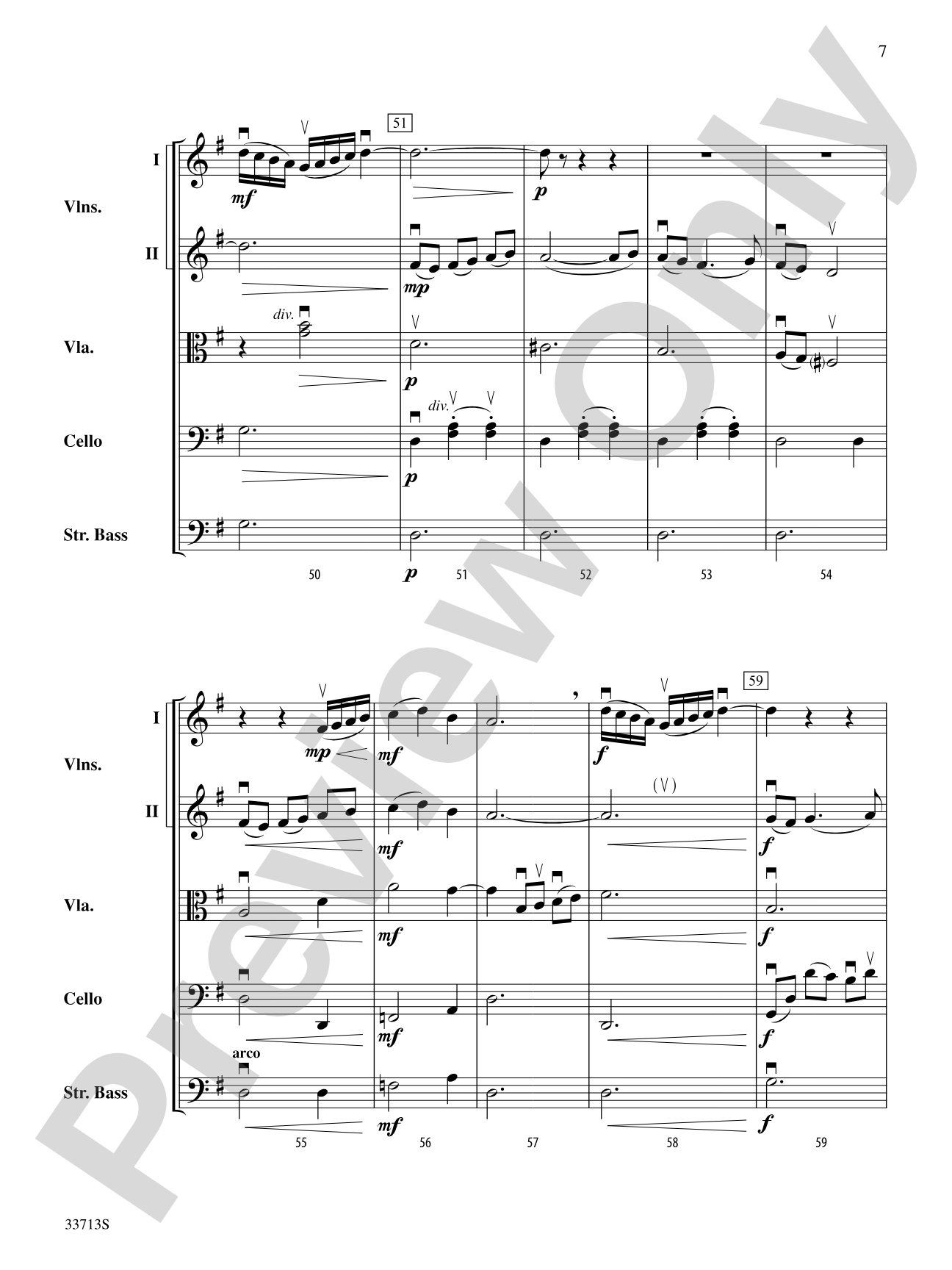 Wonderland Variations: String Orchestra Conductor Score & Parts