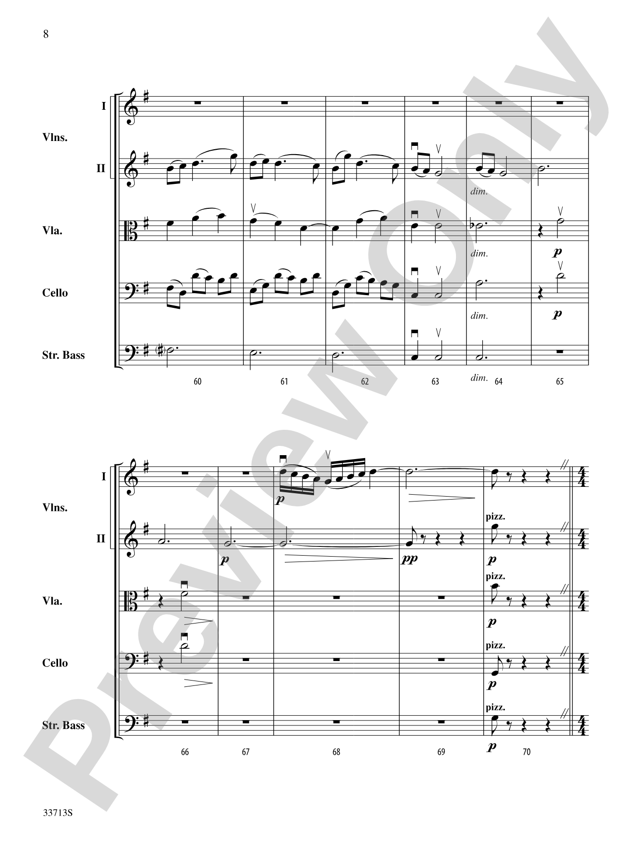 Wonderland Variations: String Orchestra Conductor Score & Parts