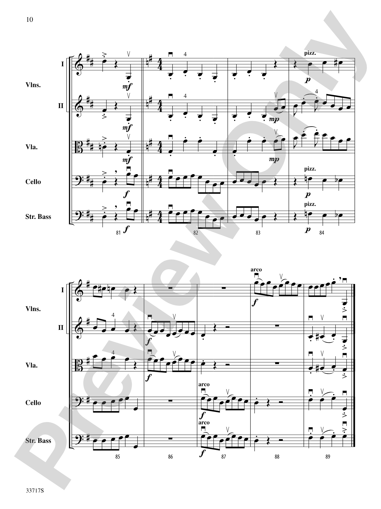 Turkey in a Tux: String Orchestra Conductor Score & Parts