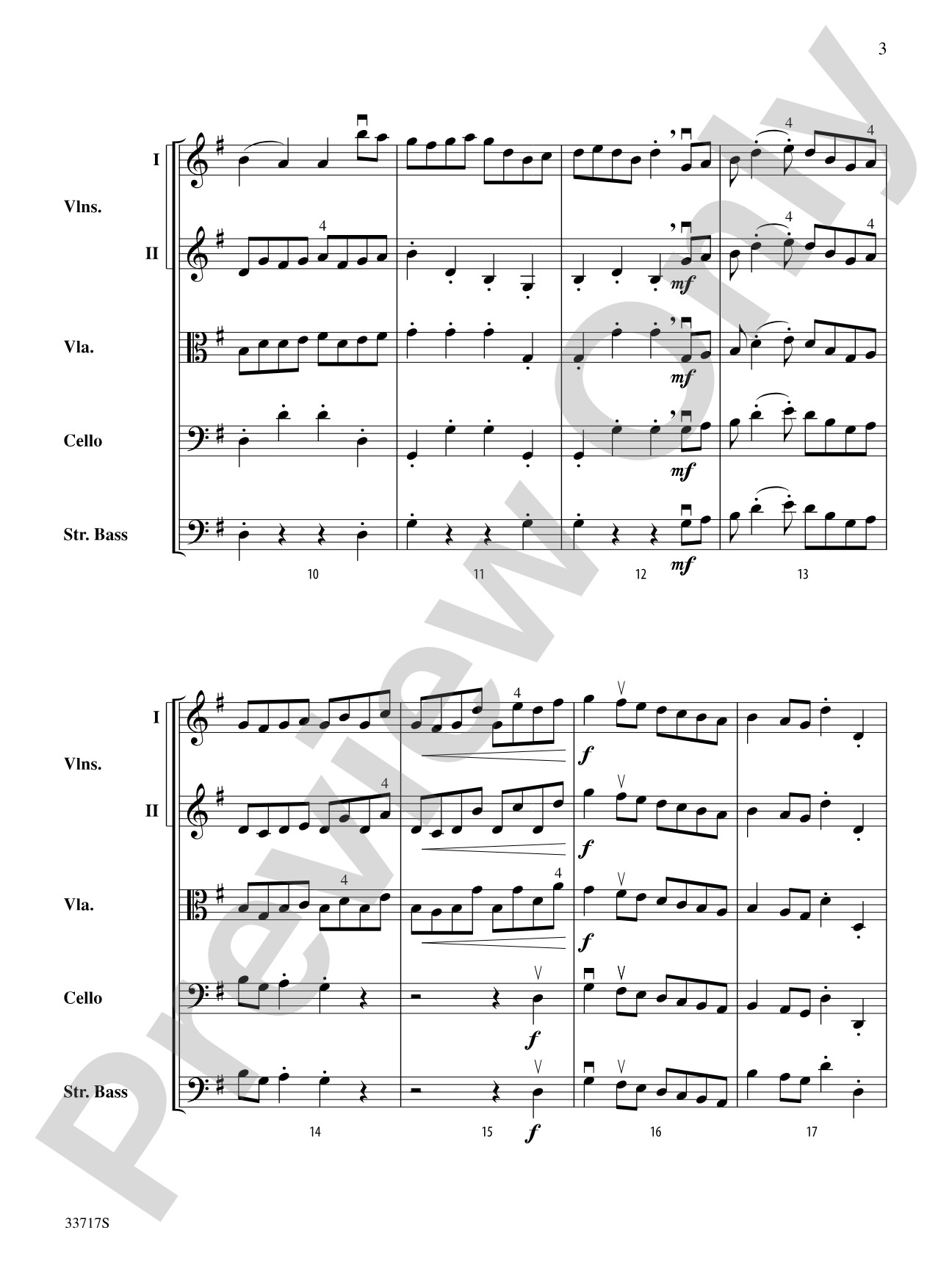Turkey in a Tux: String Orchestra Conductor Score & Parts