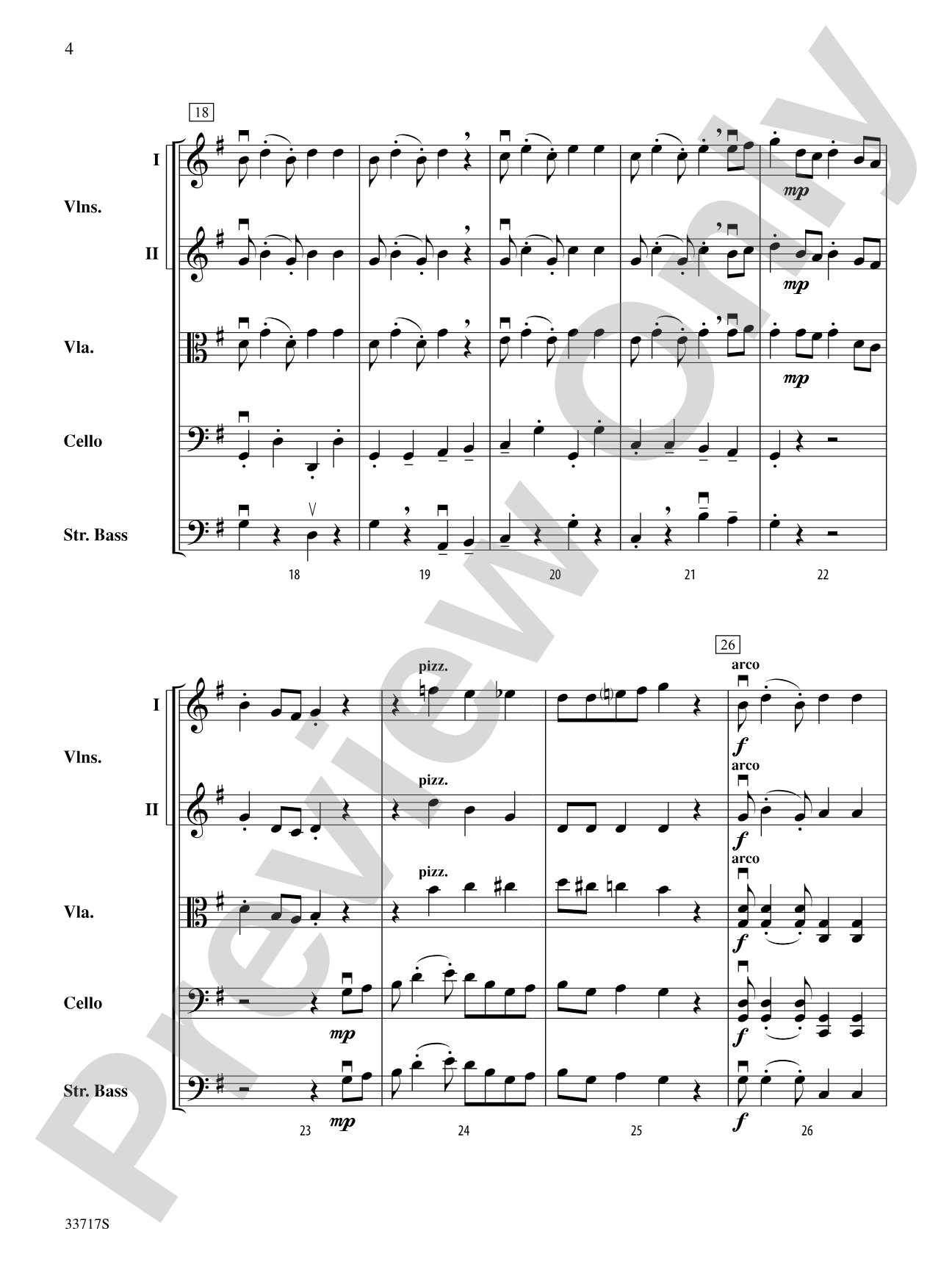 Turkey in a Tux: String Orchestra Conductor Score & Parts