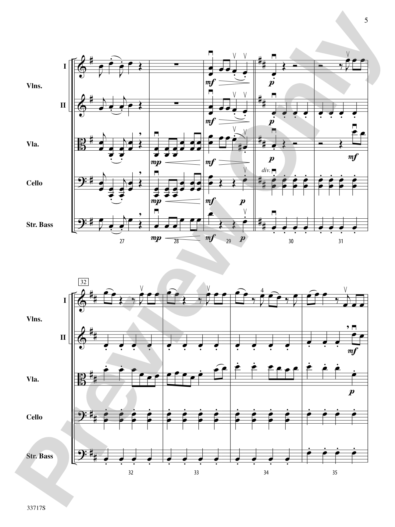 Turkey in a Tux: String Orchestra Conductor Score & Parts
