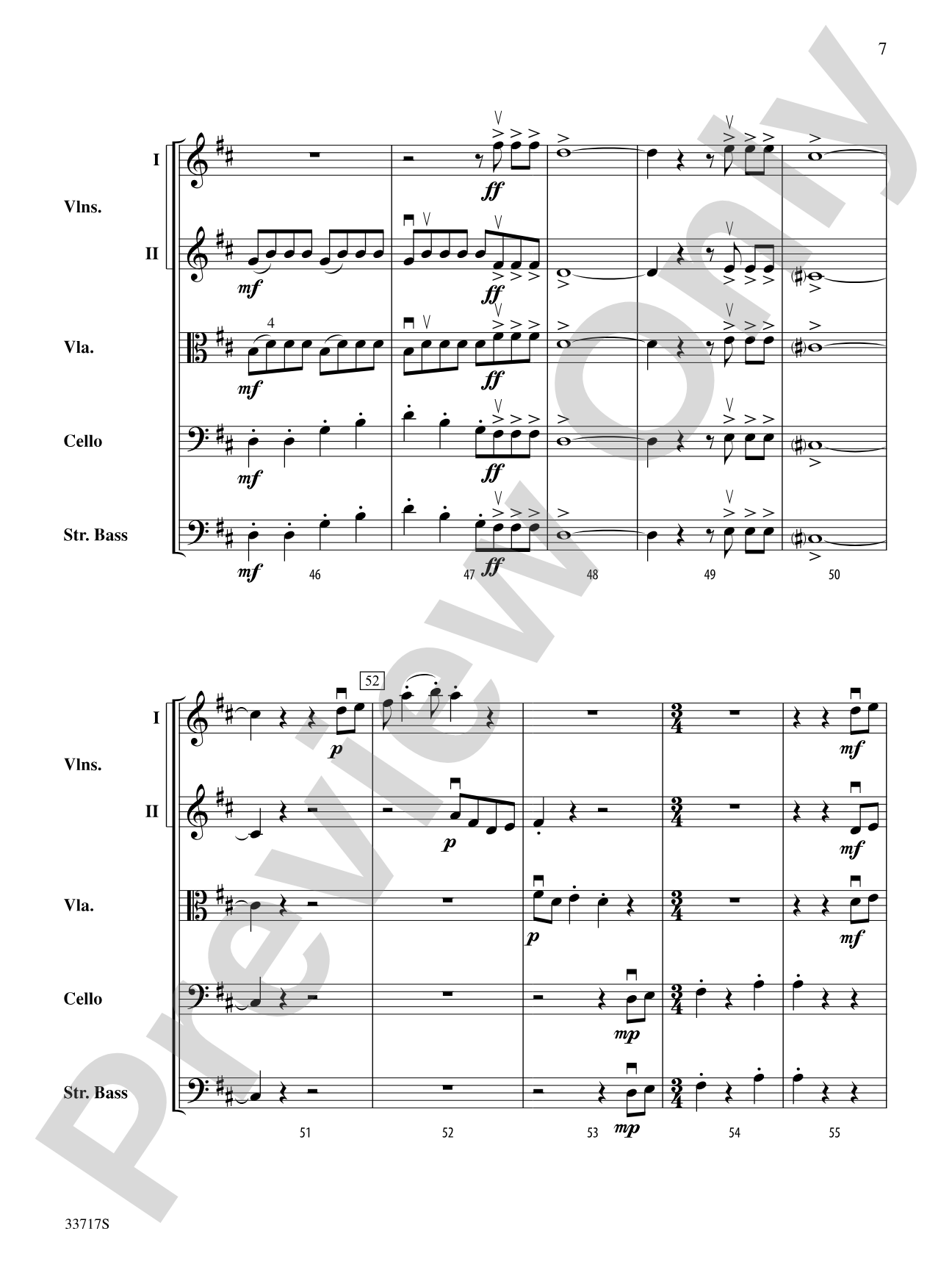 Turkey in a Tux: String Orchestra Conductor Score & Parts