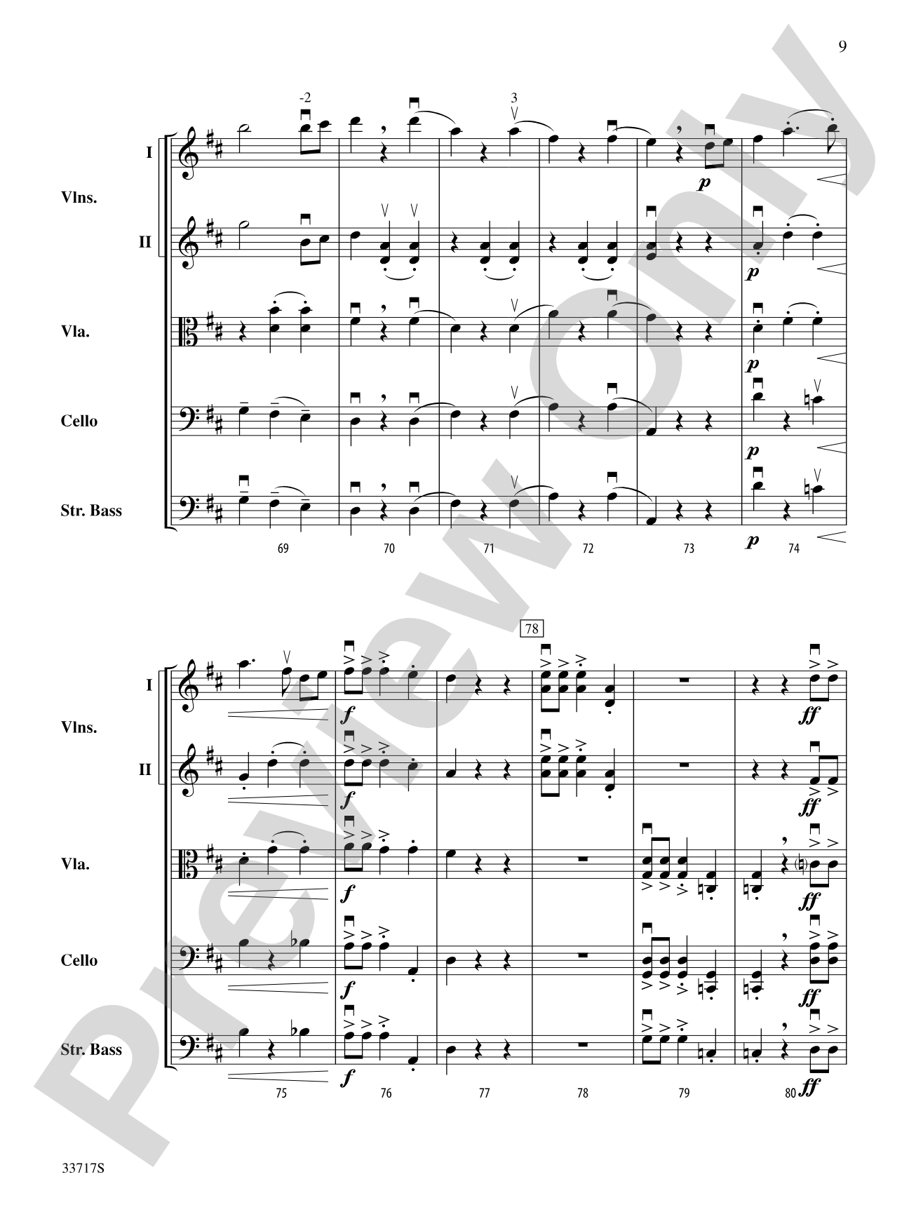 Turkey in a Tux: String Orchestra Conductor Score & Parts