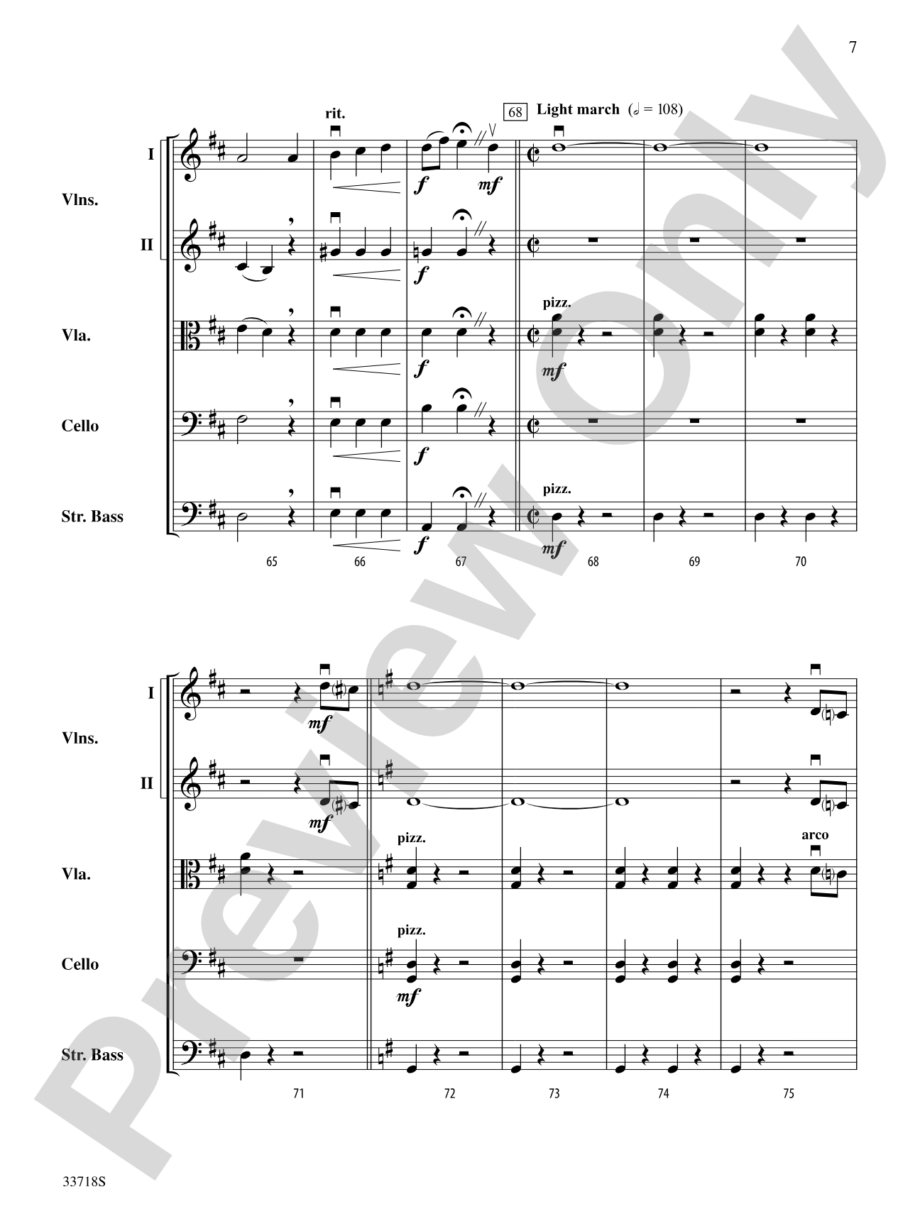 ...By Any Other Name: String Orchestra Conductor Score & Parts