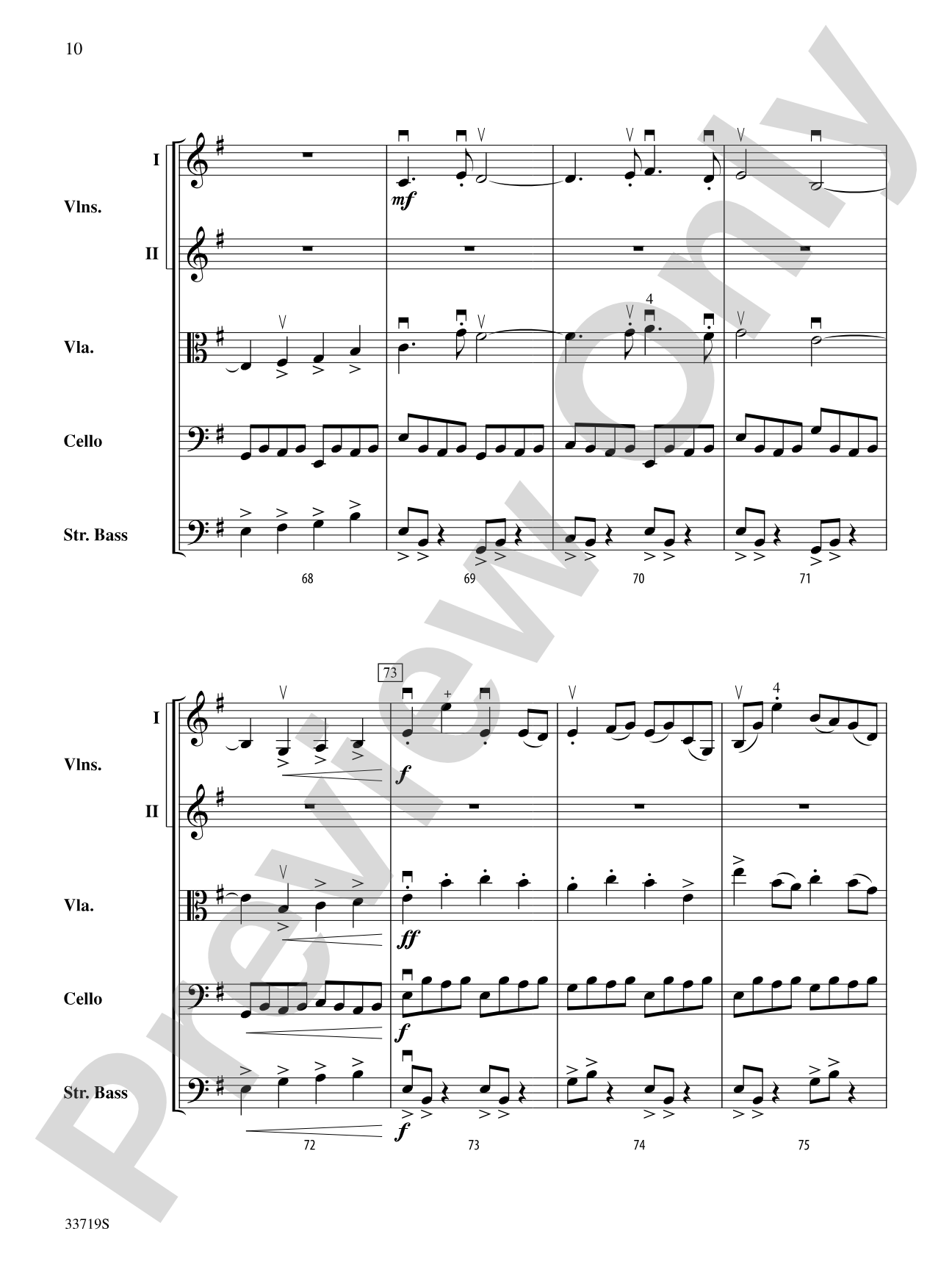 Winter Solstice: String Orchestra Conductor Score & Parts