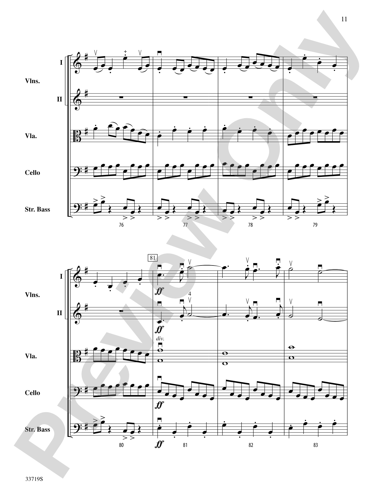 Winter Solstice: String Orchestra Conductor Score & Parts