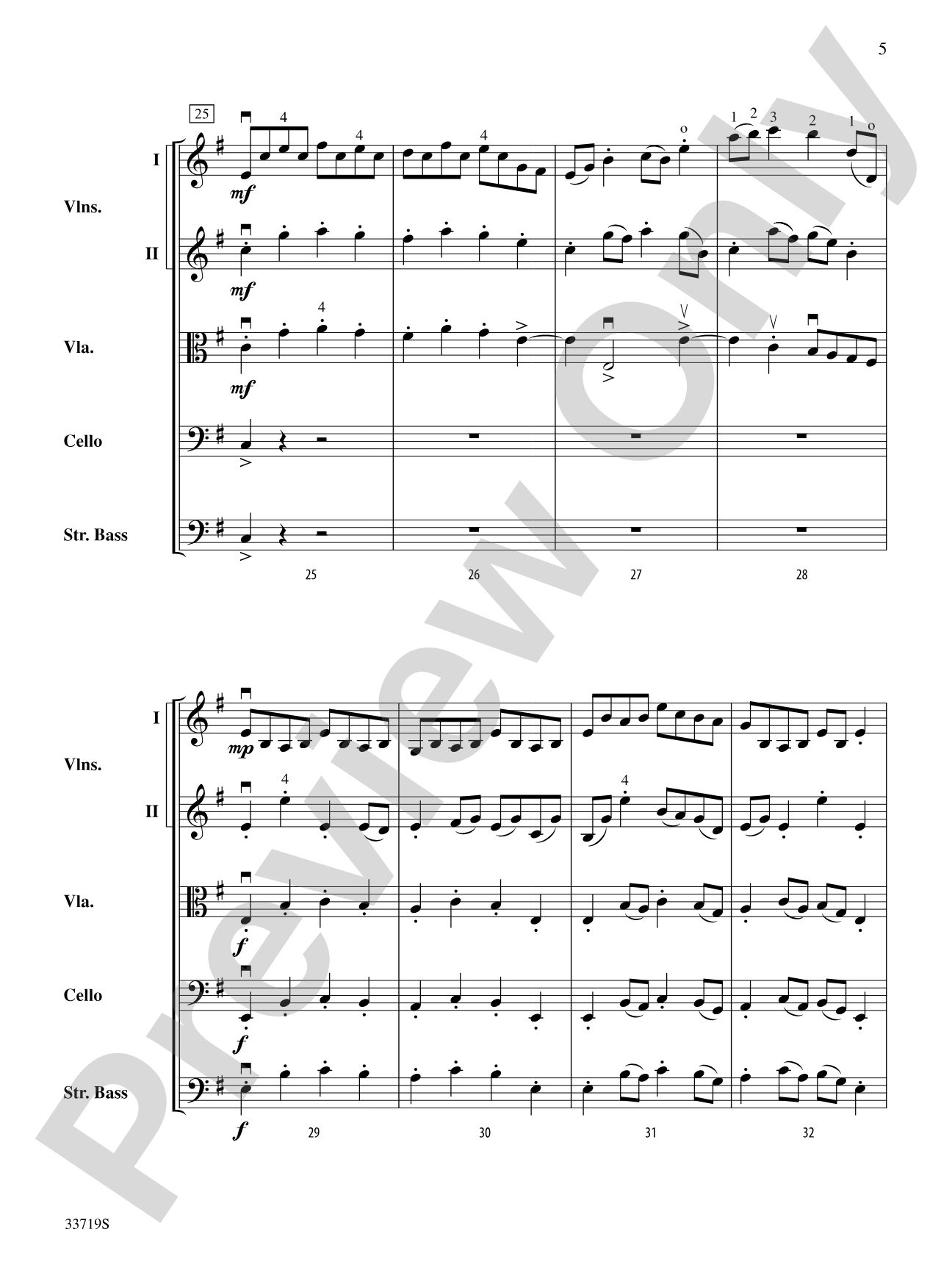 Winter Solstice: String Orchestra Conductor Score & Parts