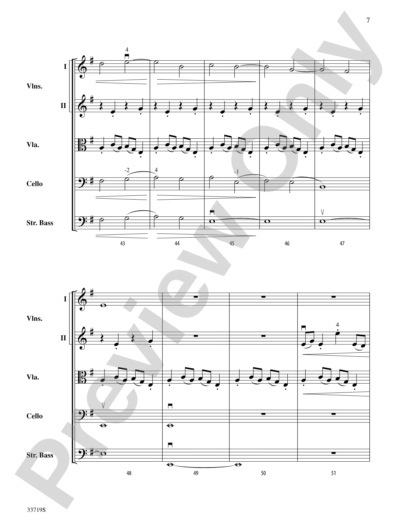 Winter Solstice: String Orchestra Conductor Score & Parts