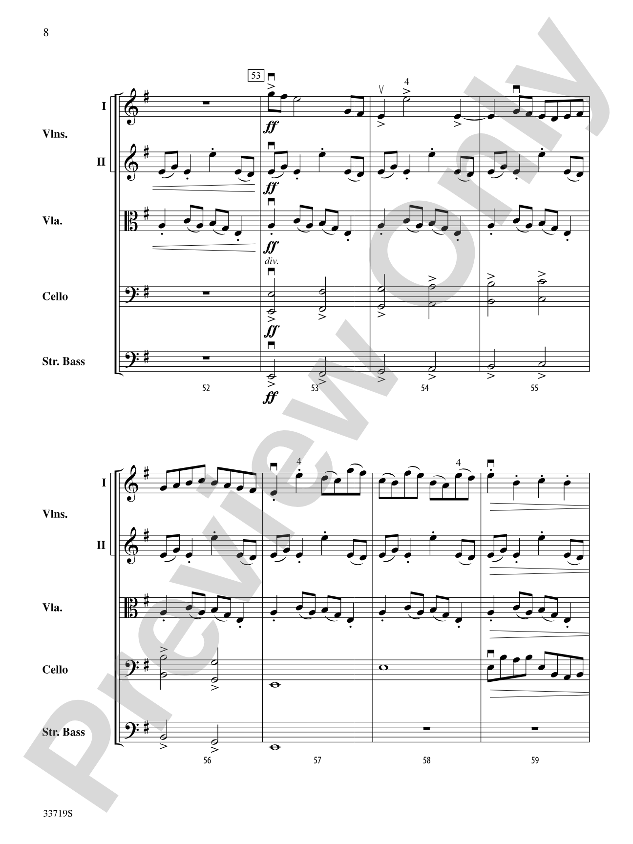 Winter Solstice: String Orchestra Conductor Score & Parts