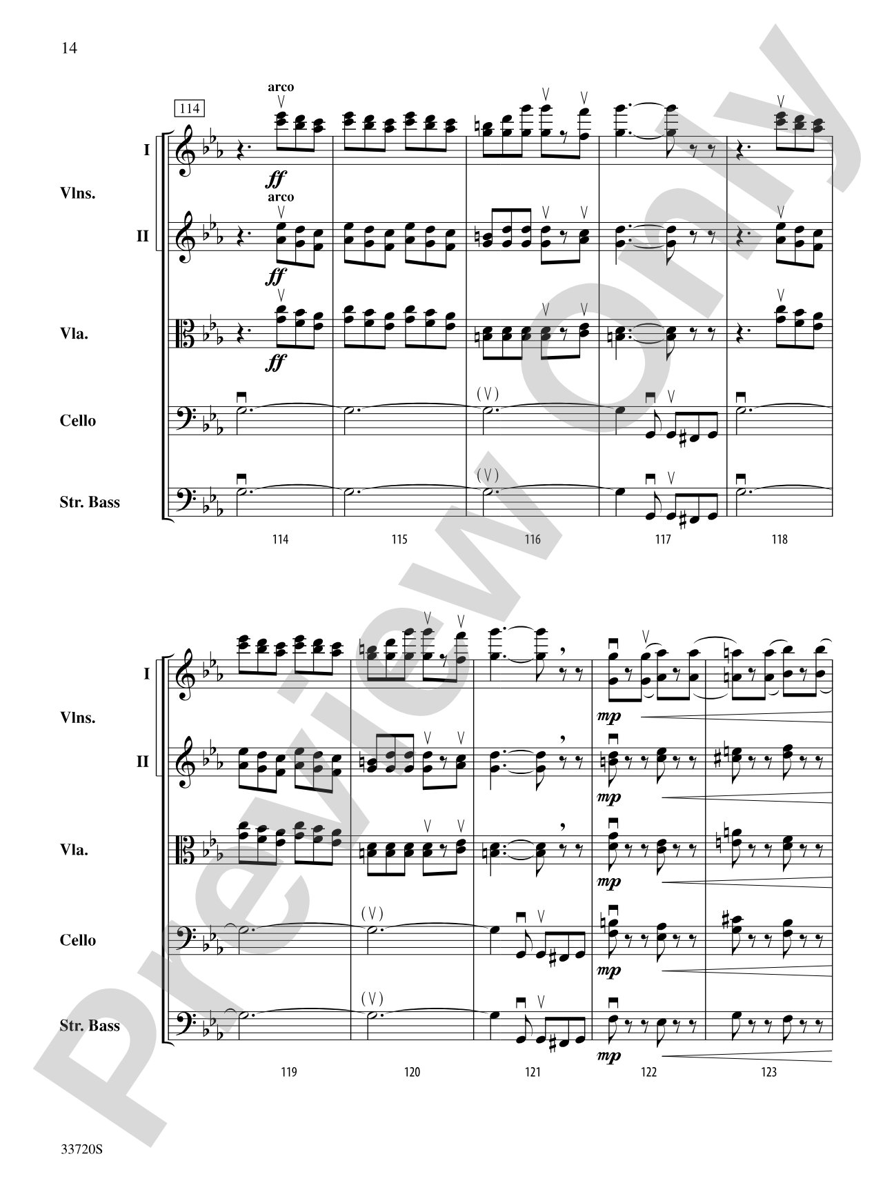 Tarantelle: String Orchestra Conductor Score & Parts