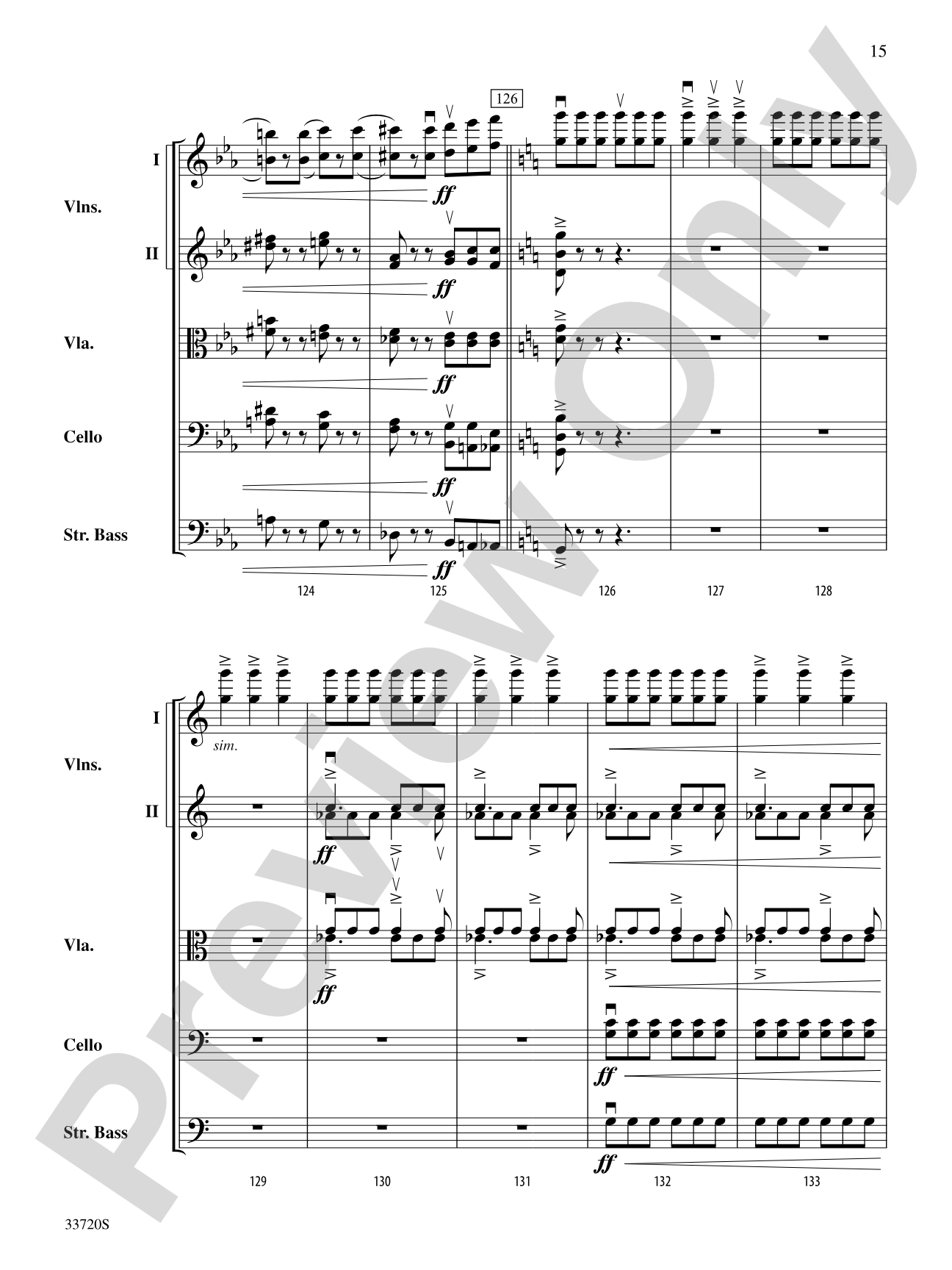 Tarantelle: String Orchestra Conductor Score & Parts
