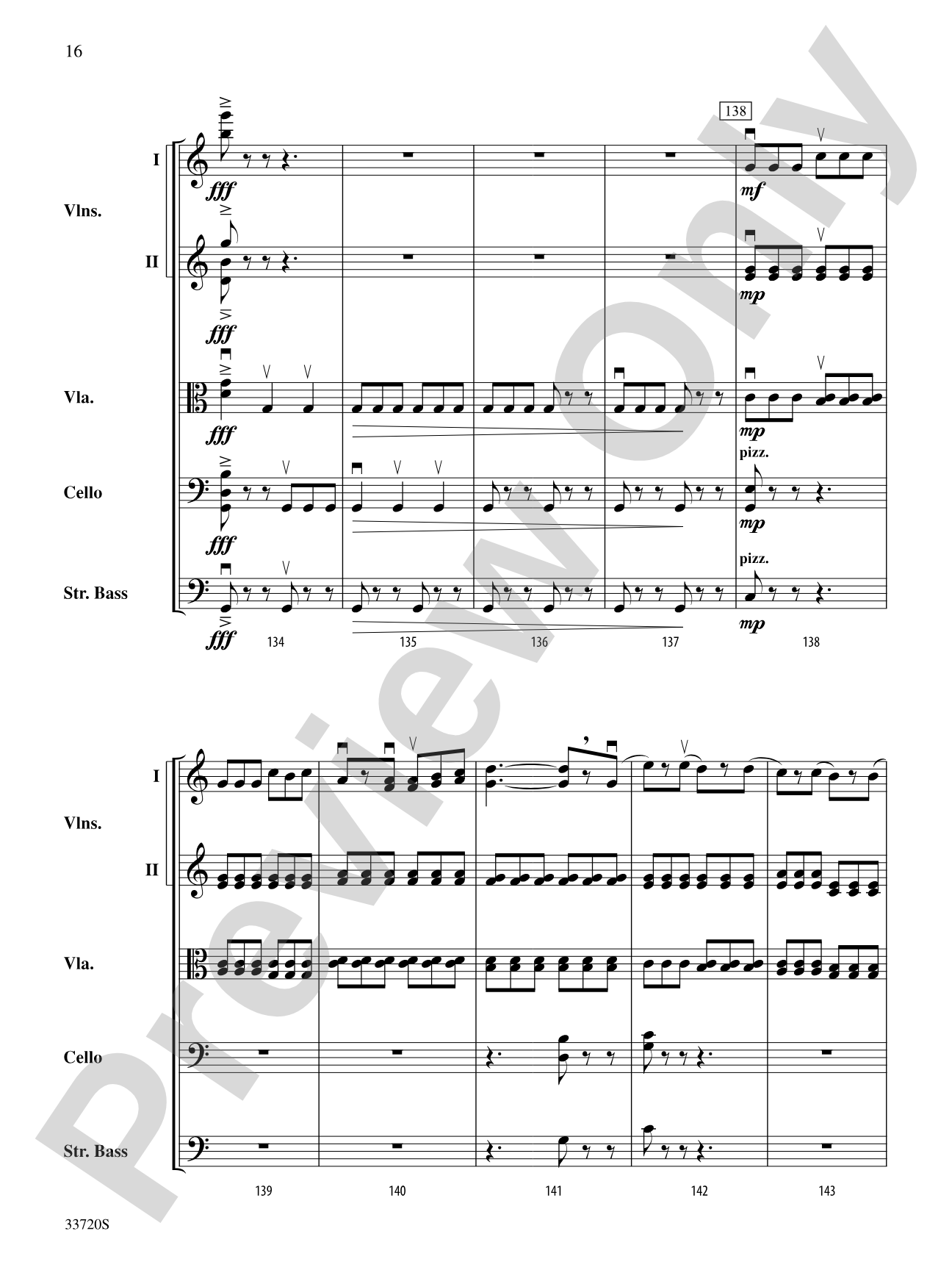 Tarantelle: String Orchestra Conductor Score & Parts