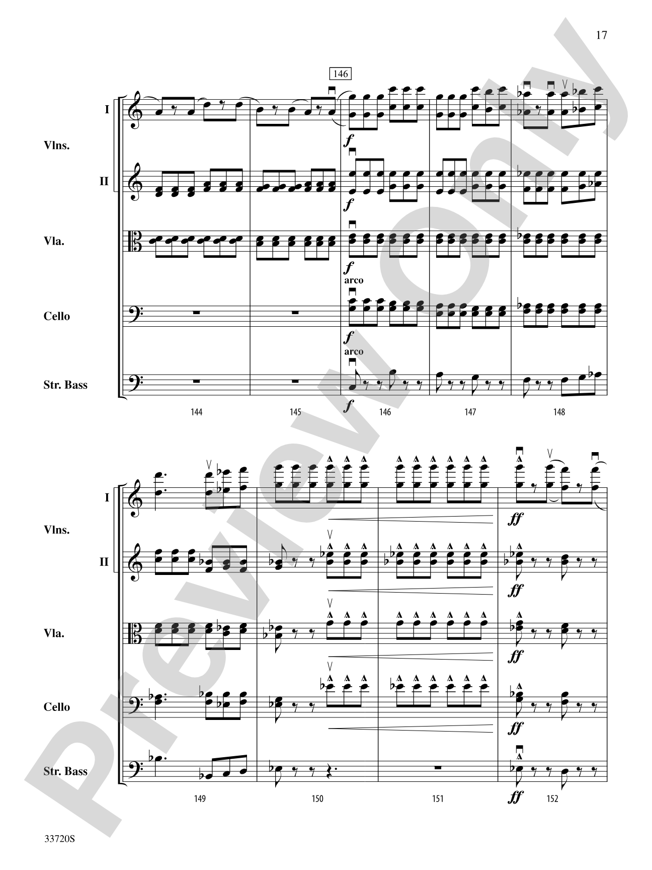 Tarantelle: String Orchestra Conductor Score & Parts