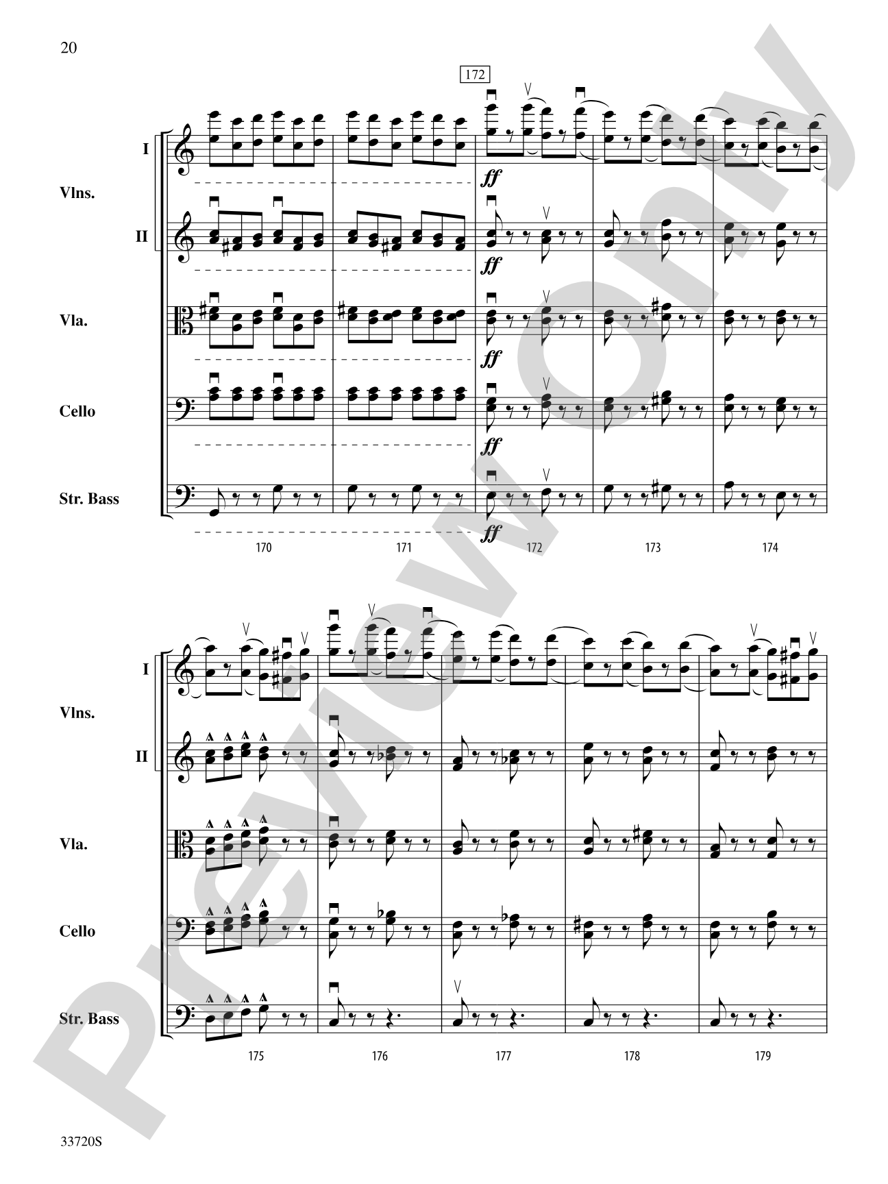 Tarantelle: String Orchestra Conductor Score & Parts