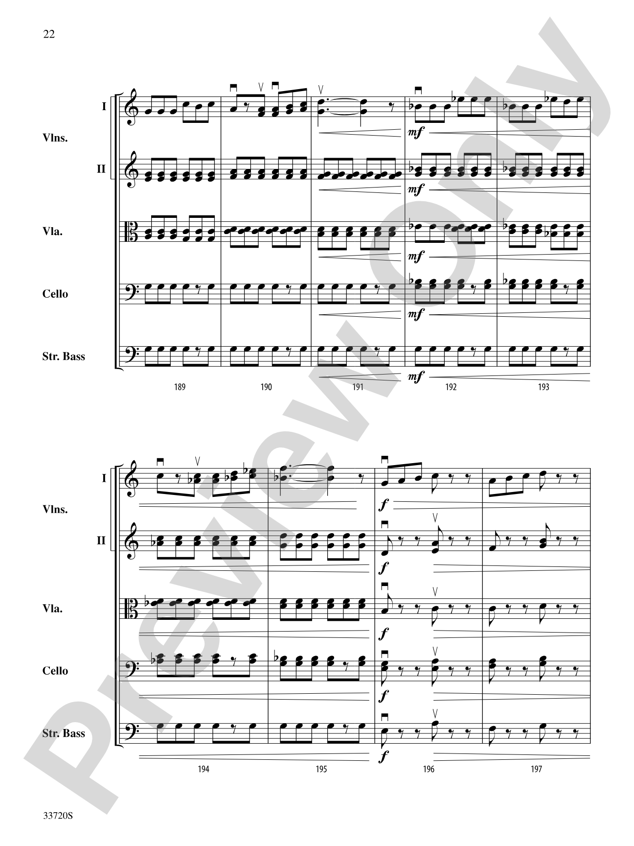 Tarantelle: String Orchestra Conductor Score & Parts
