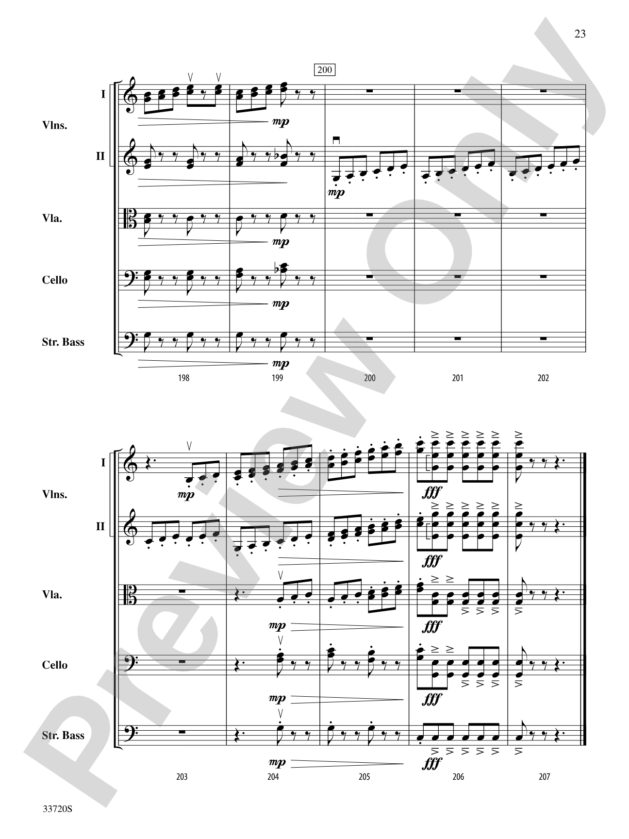 Tarantelle: String Orchestra Conductor Score & Parts