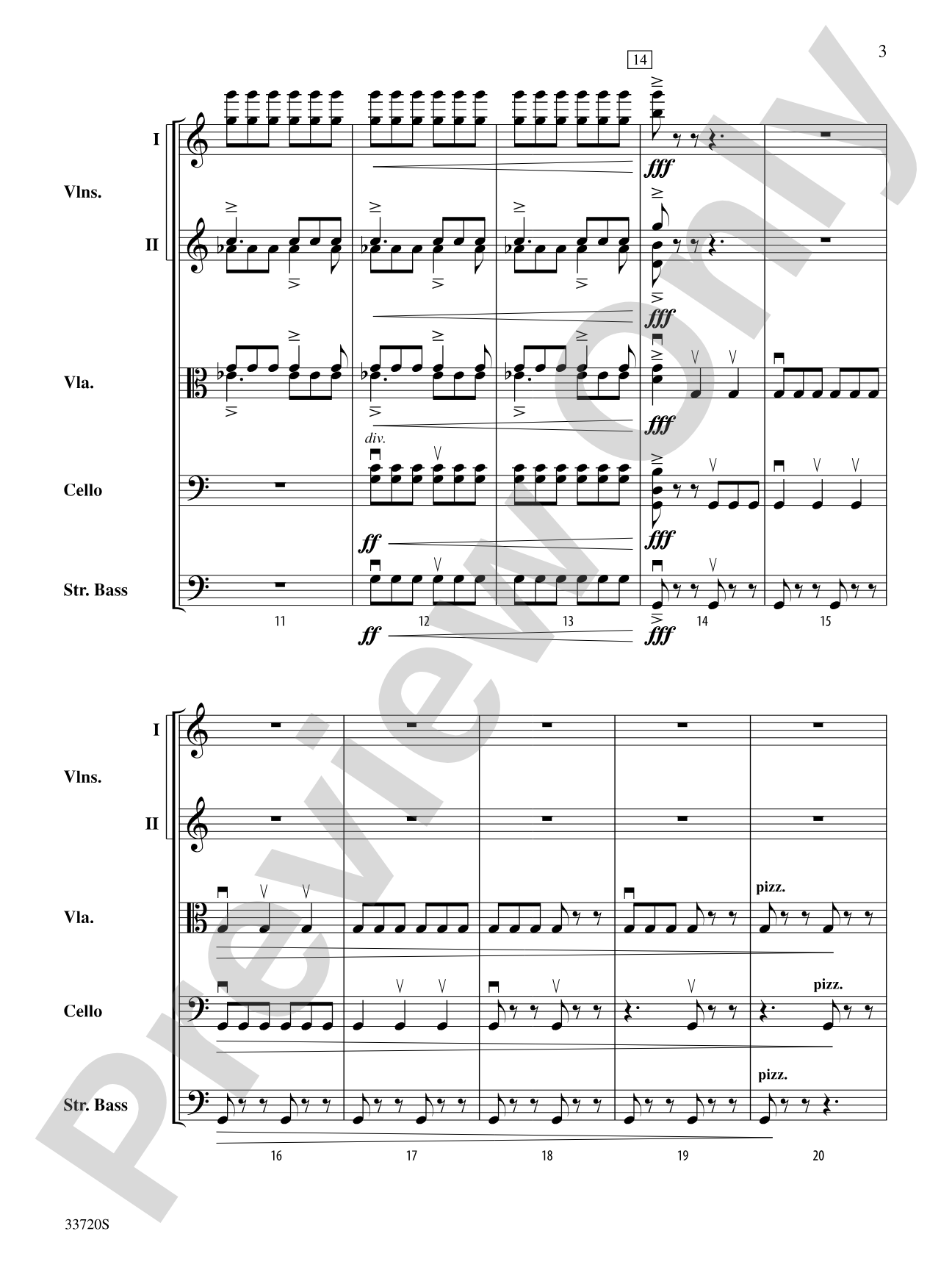 Tarantelle: String Orchestra Conductor Score & Parts
