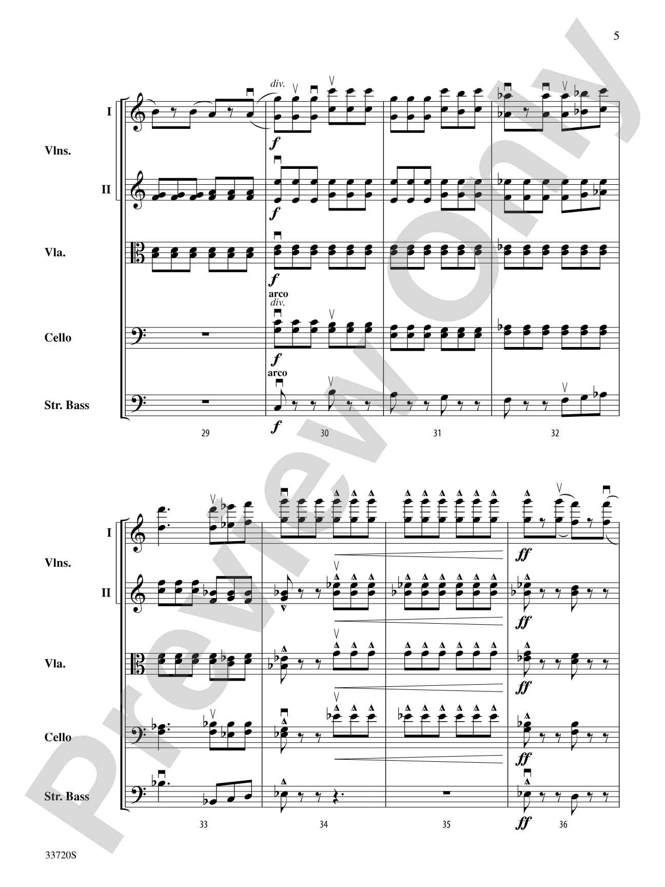 Tarantelle: String Orchestra Conductor Score & Parts