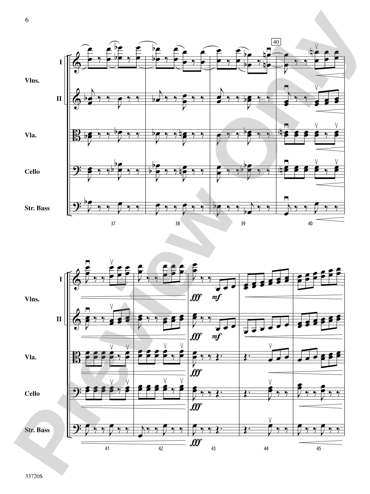 Tarantelle: String Orchestra Conductor Score & Parts