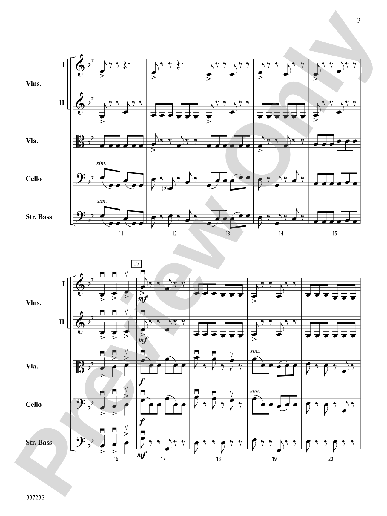 Storm Trail: String Orchestra Conductor Score & Parts