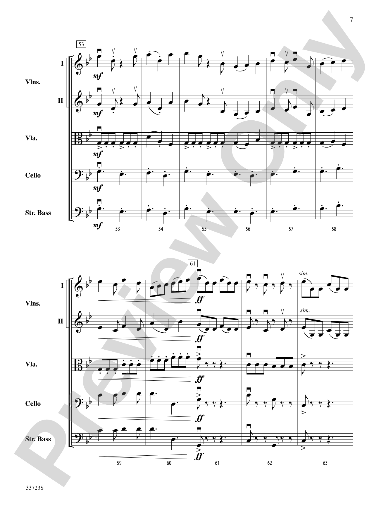 Storm Trail: String Orchestra Conductor Score & Parts