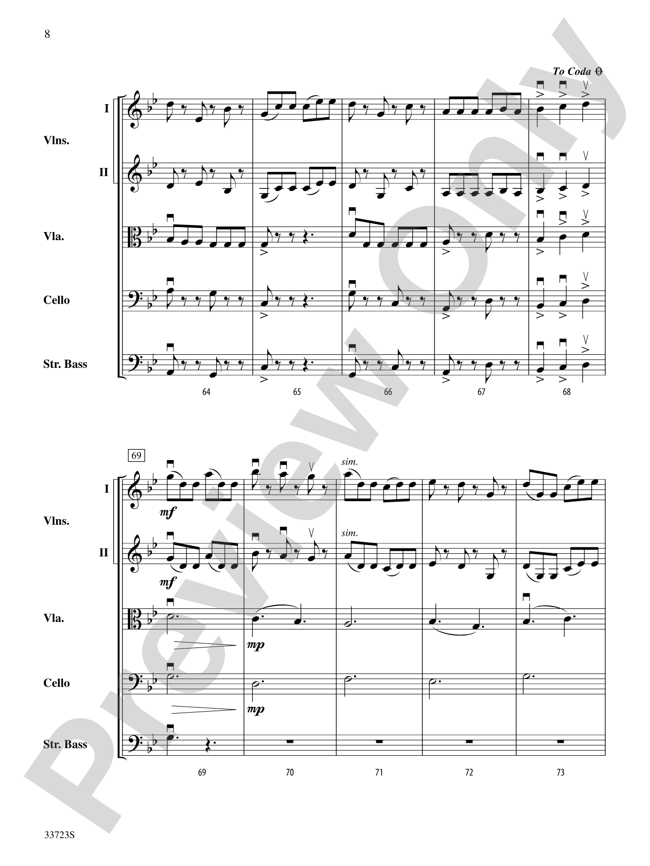 Storm Trail: String Orchestra Conductor Score & Parts
