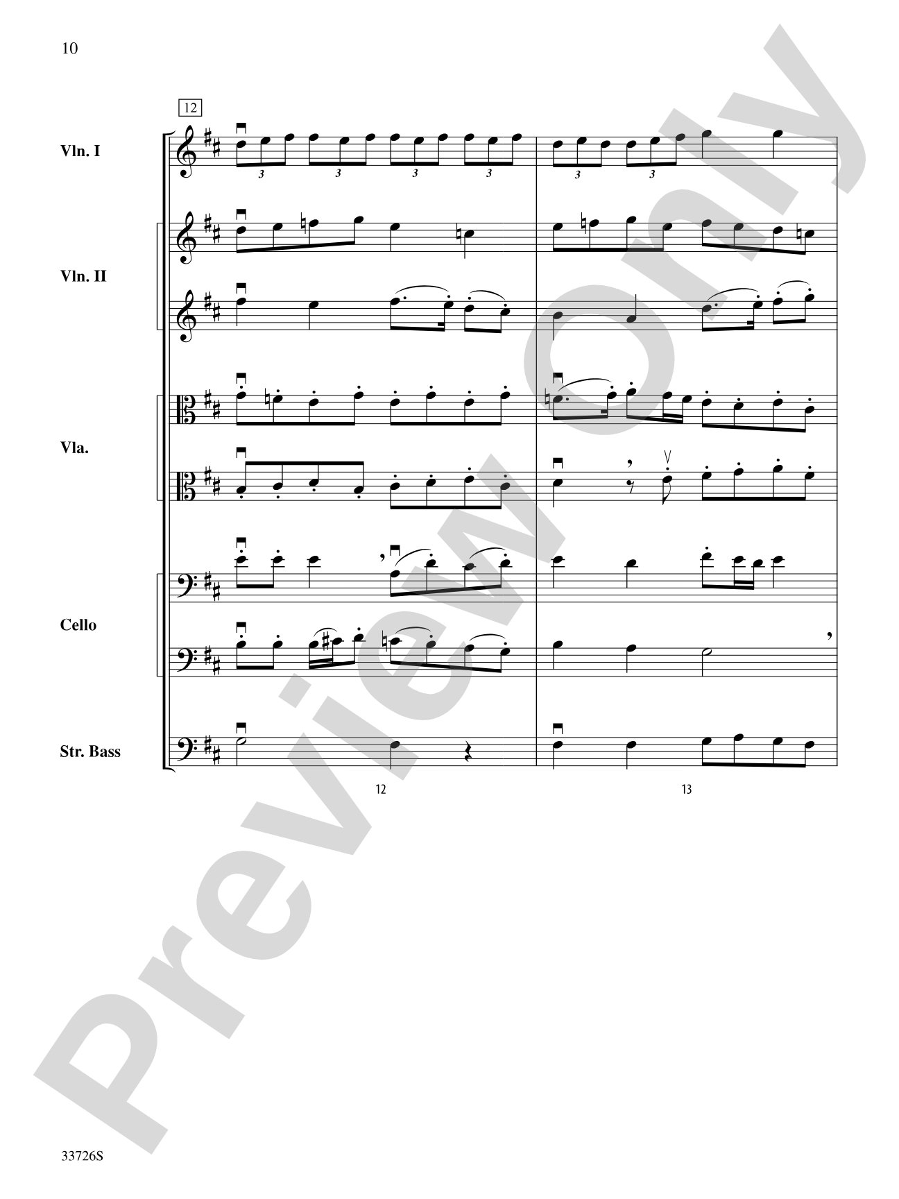 Battalia: String Orchestra Conductor Score & Parts