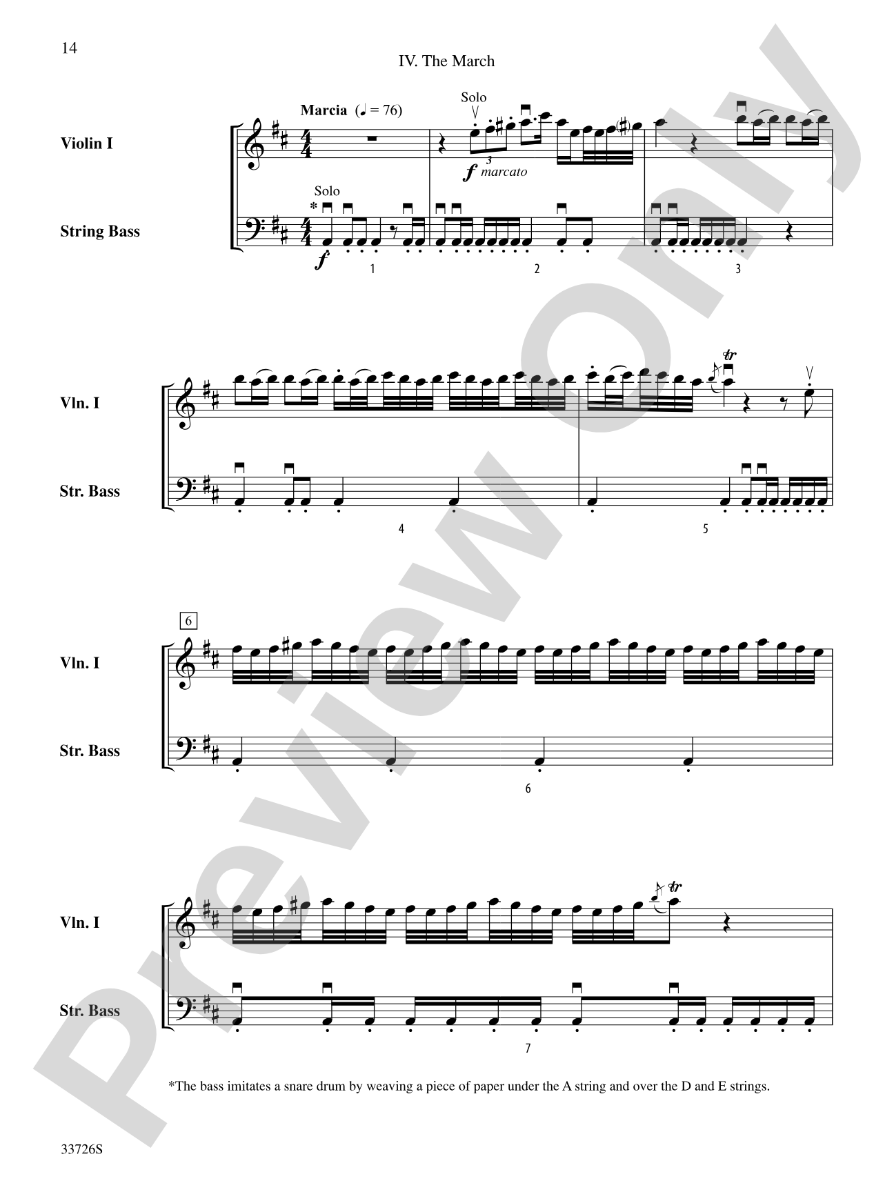 Battalia: String Orchestra Conductor Score & Parts