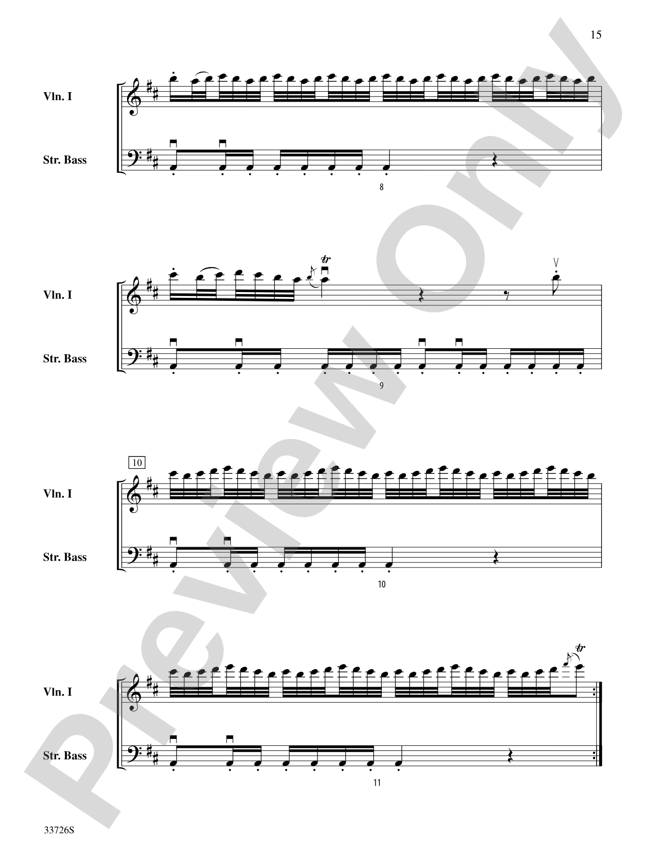 Battalia: String Orchestra Conductor Score & Parts
